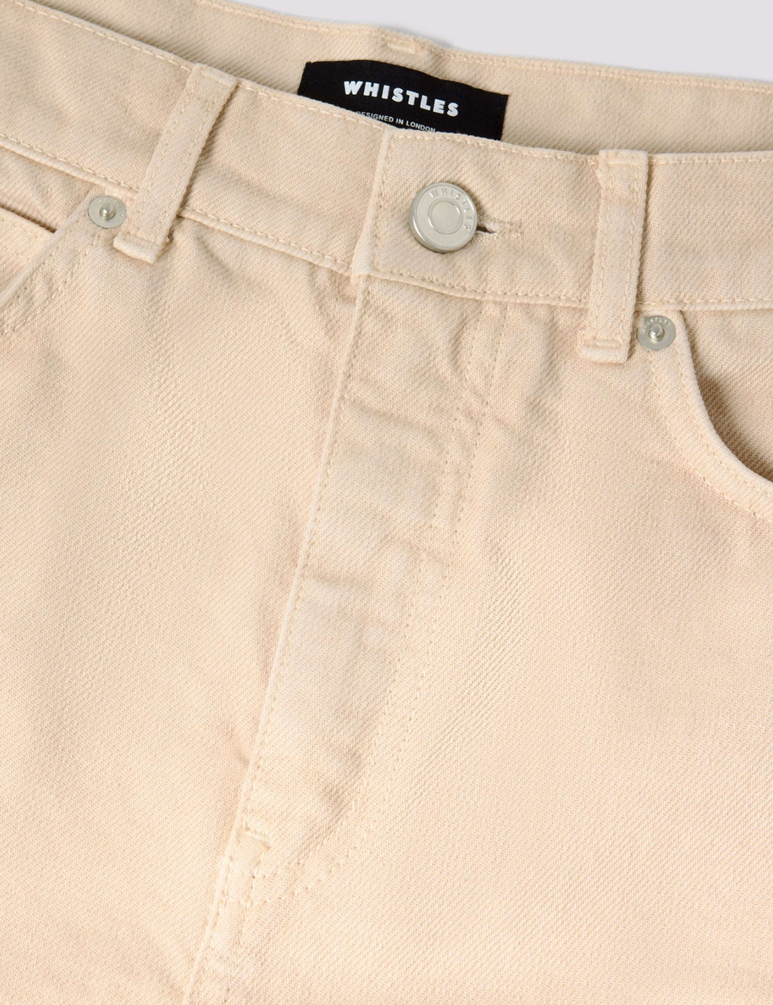 High Waisted Barrel Leg Ankle Grazer Jeans 6 of 6