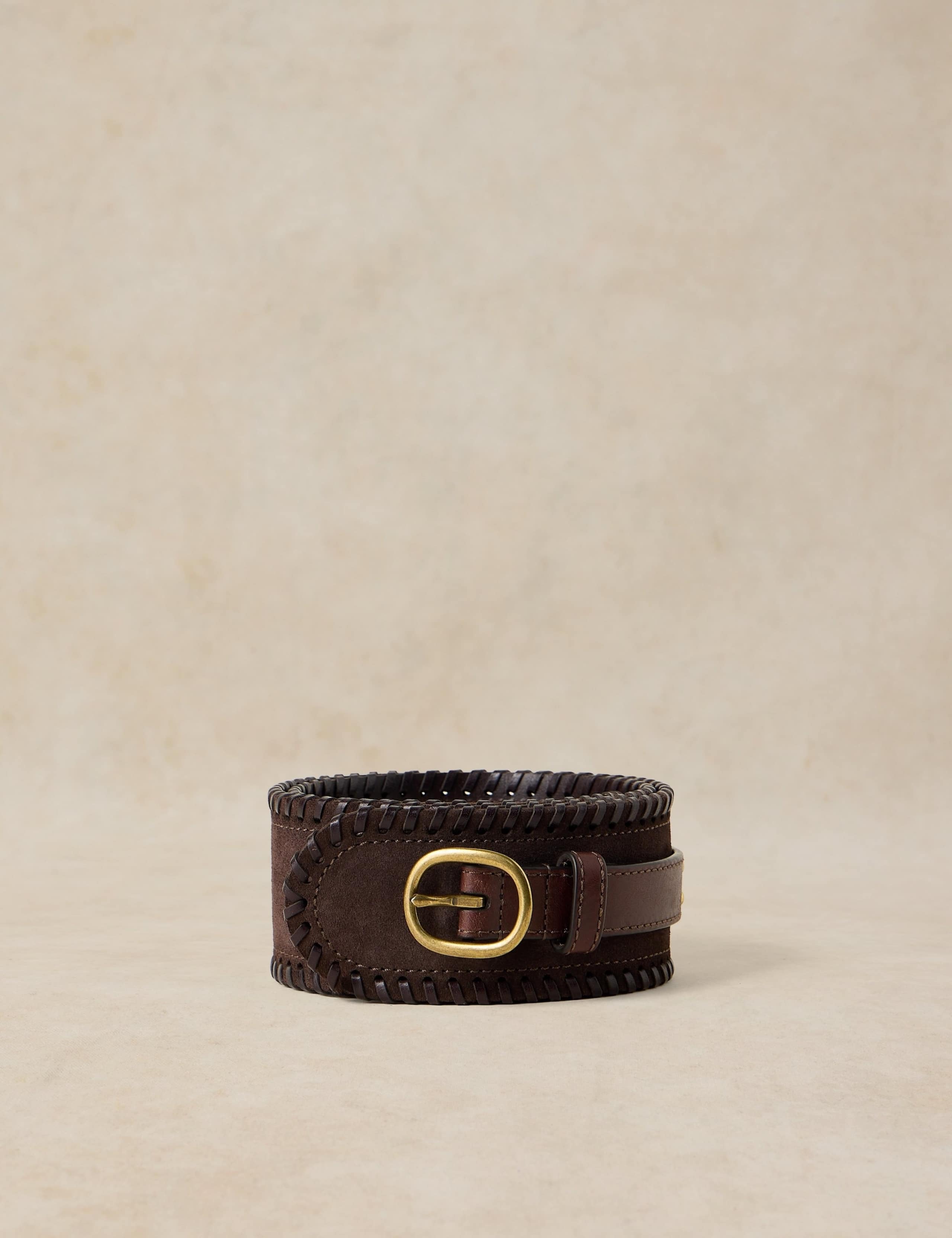 Leather Cinch Waist Belt 1 of 3