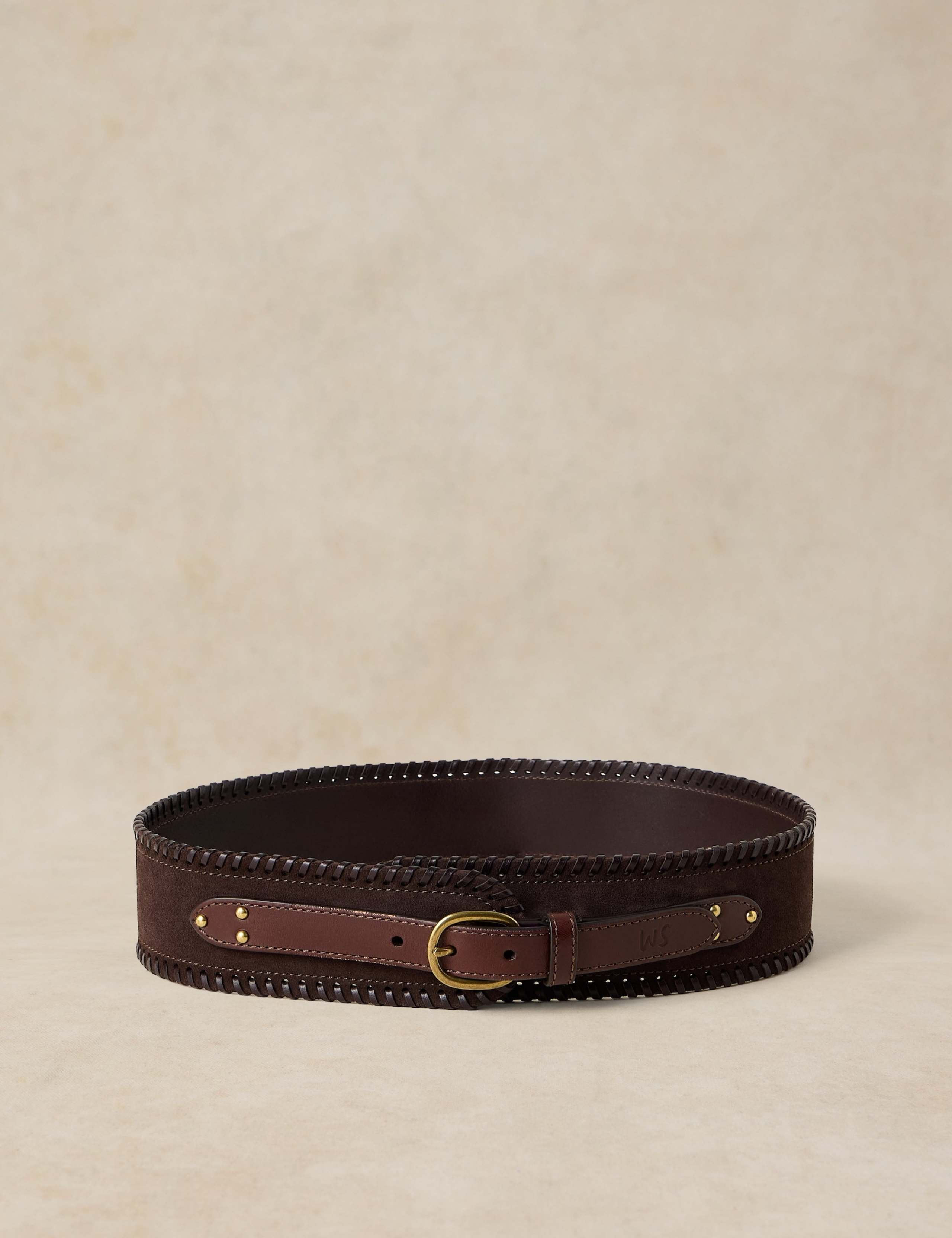 Leather Cinch Waist Belt 2 of 3