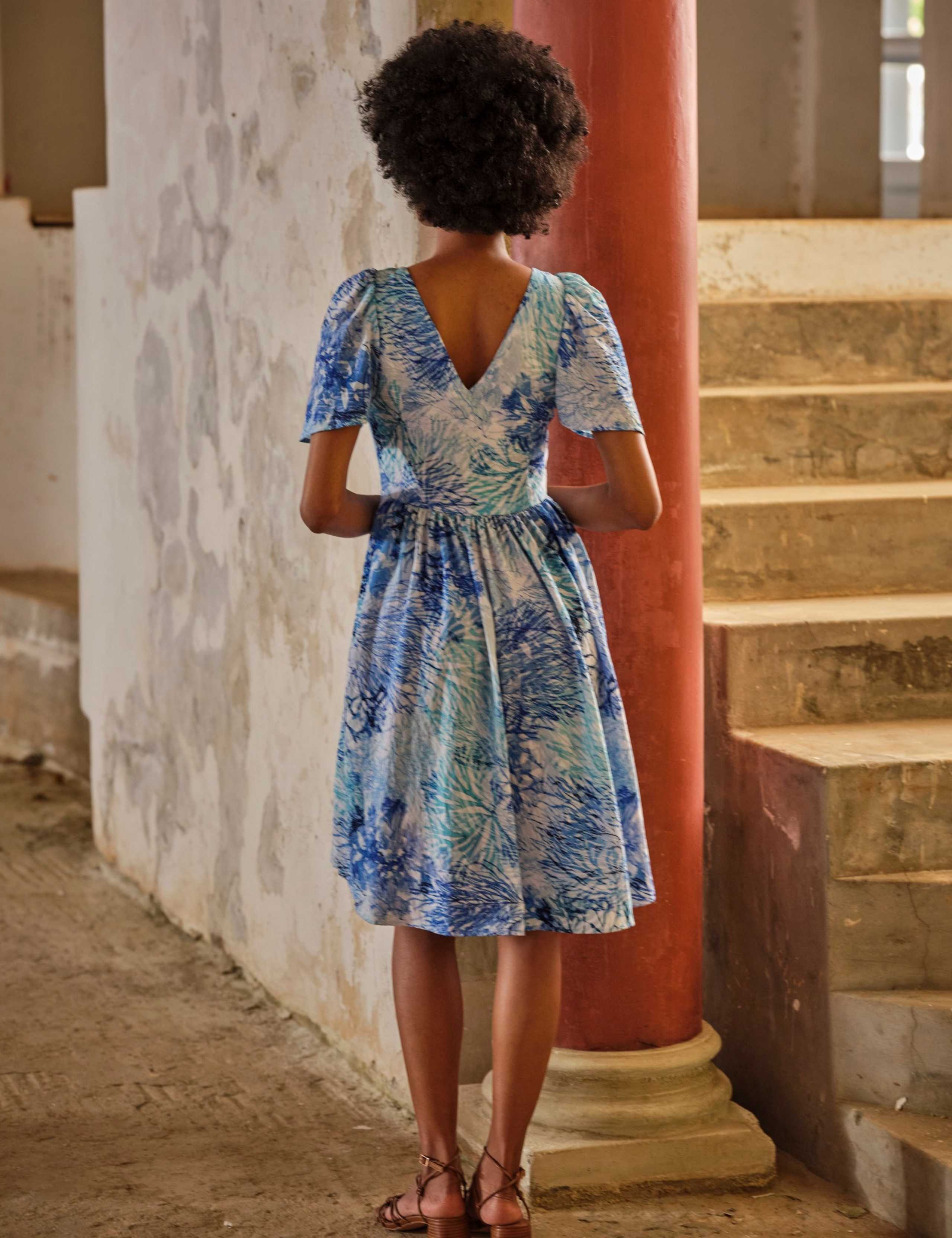 Printed Mini Tea Dress 3 of 4