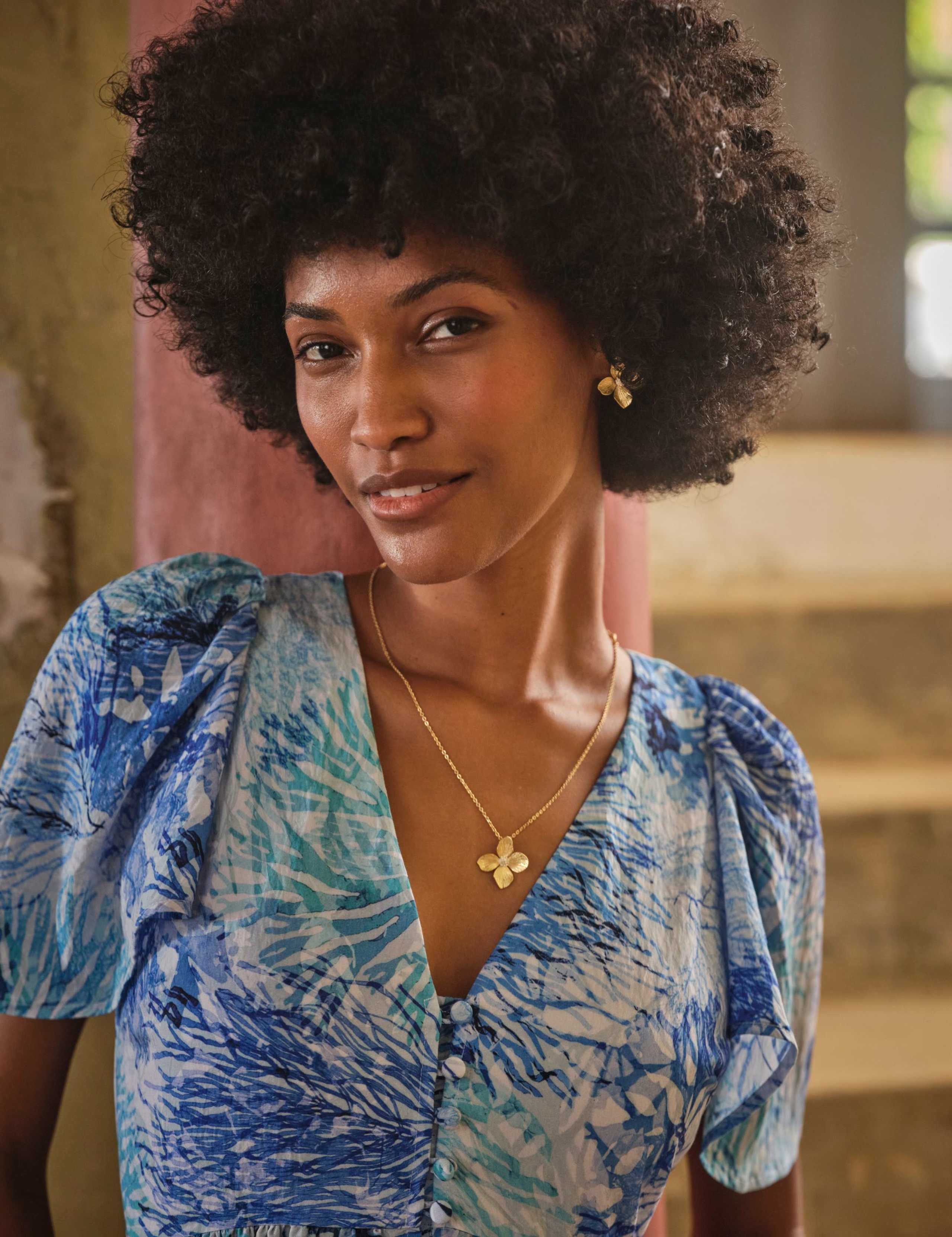 Printed Mini Tea Dress 4 of 4