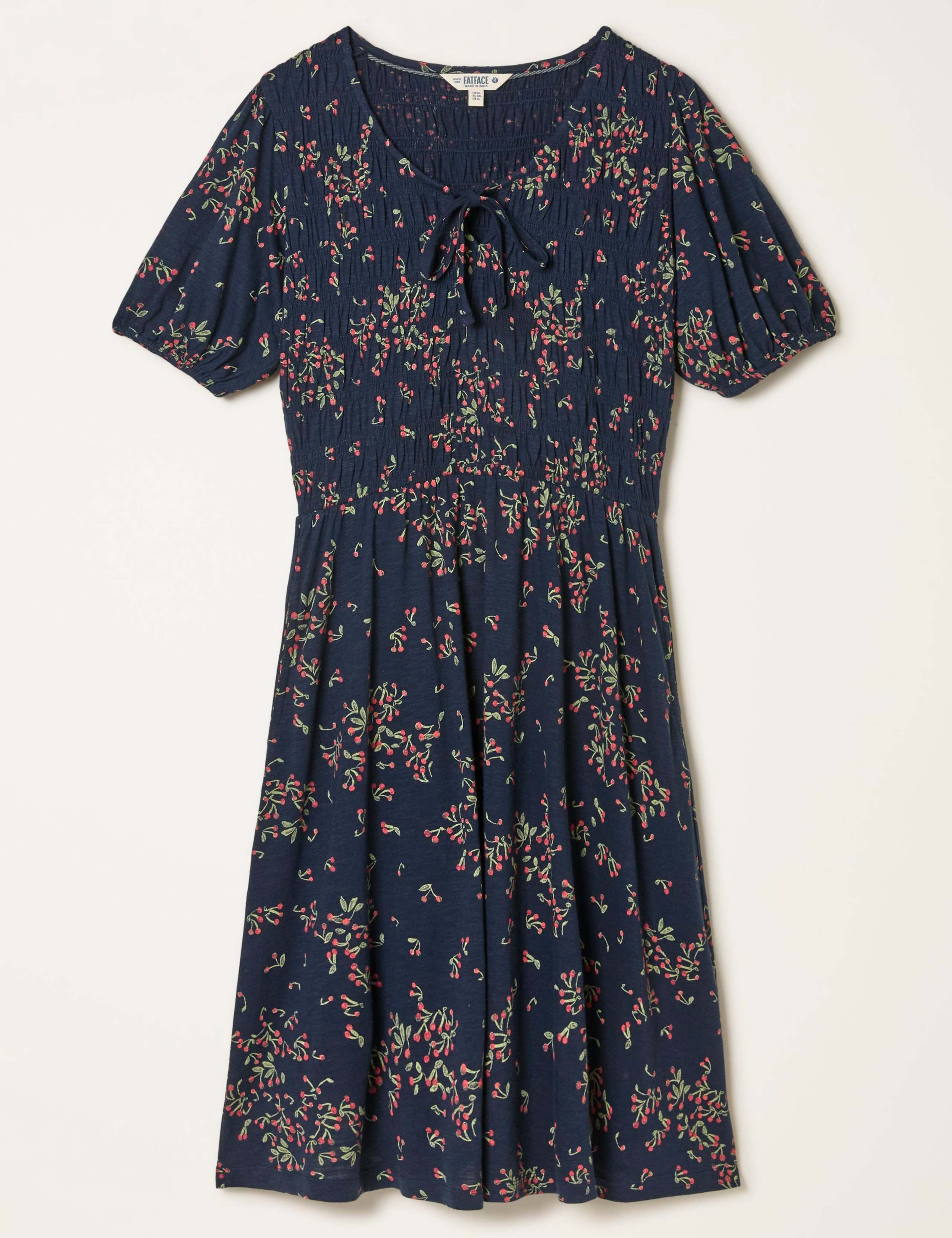 Cotton Rich Printed Skater Dress 2 of 5