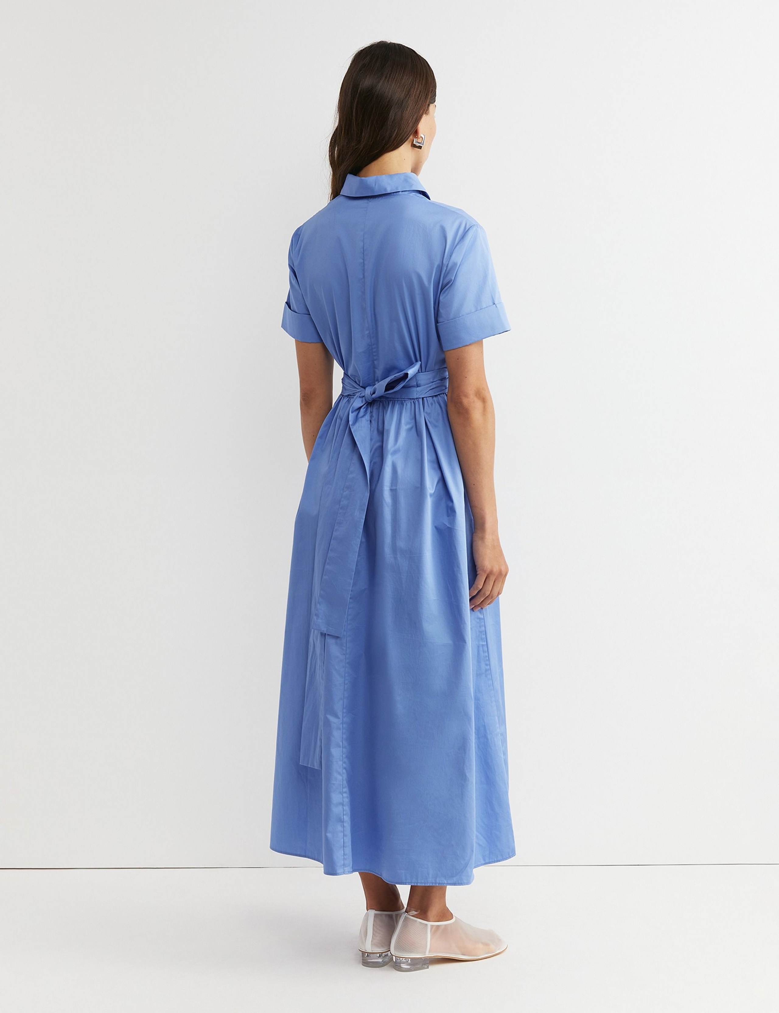 Pure Cotton Midi Shirt Dress 4 of 5
