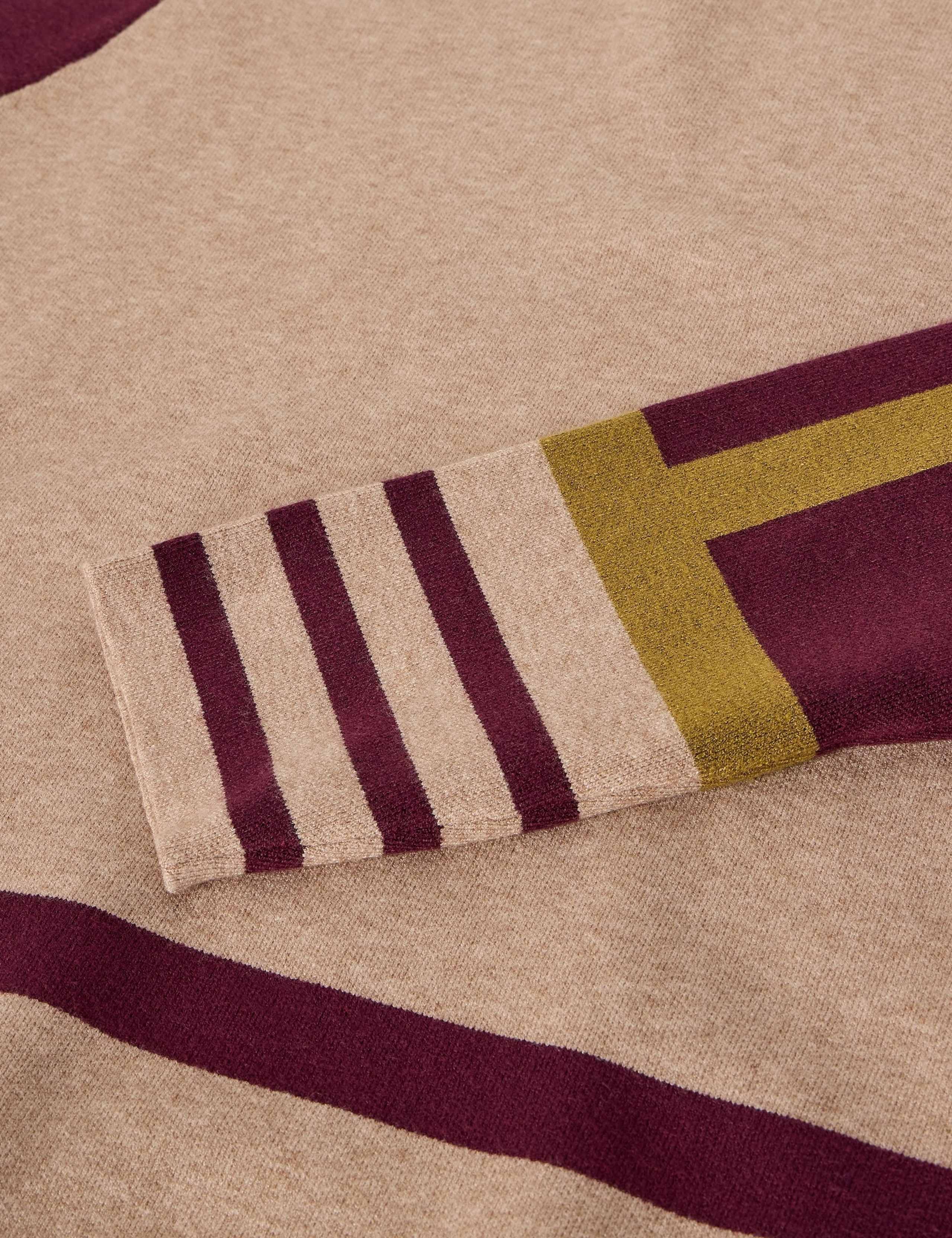 Colour Block Striped Sleeve Jumper 6 of 6