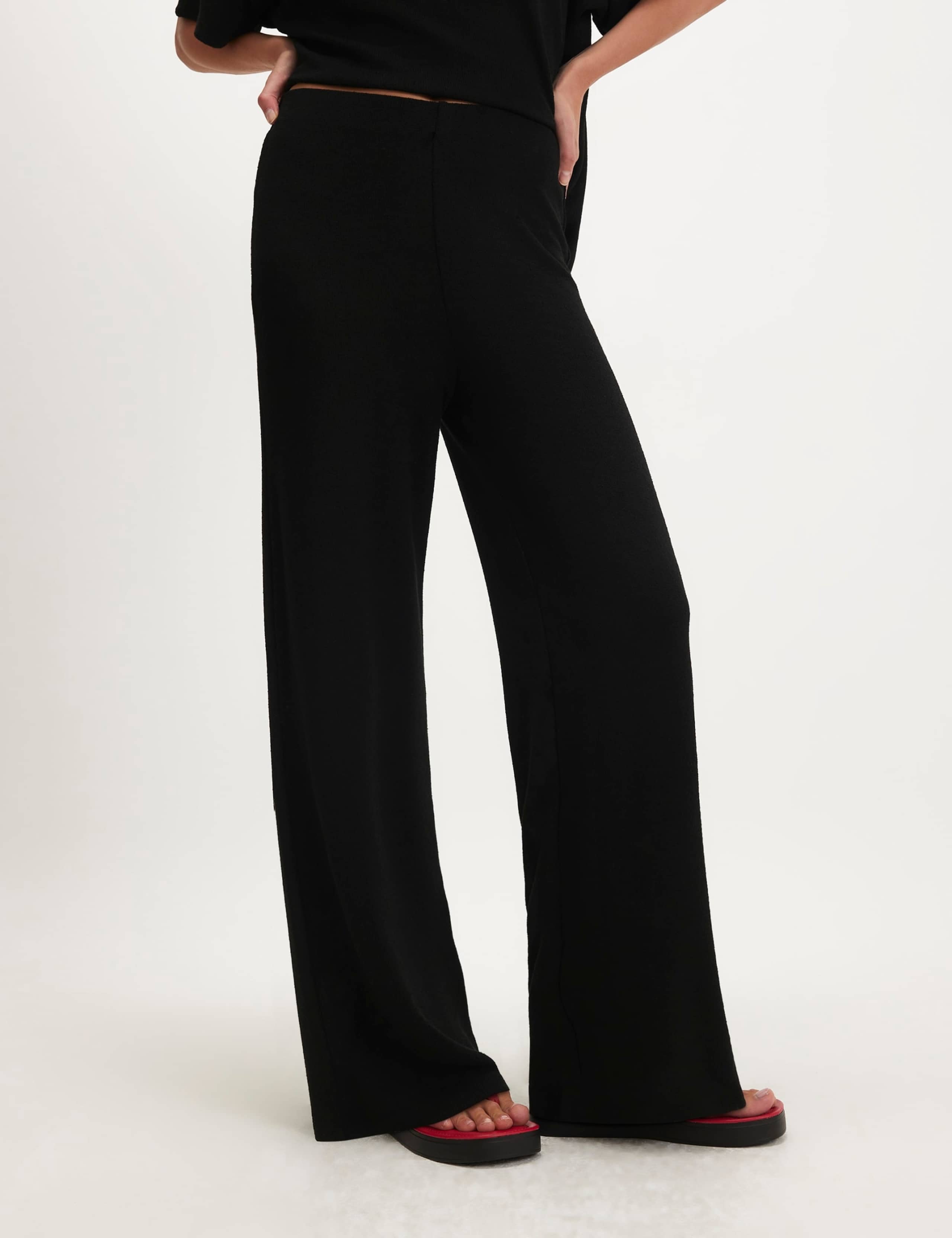 Pure Cotton Wide Leg Trousers 6 of 6