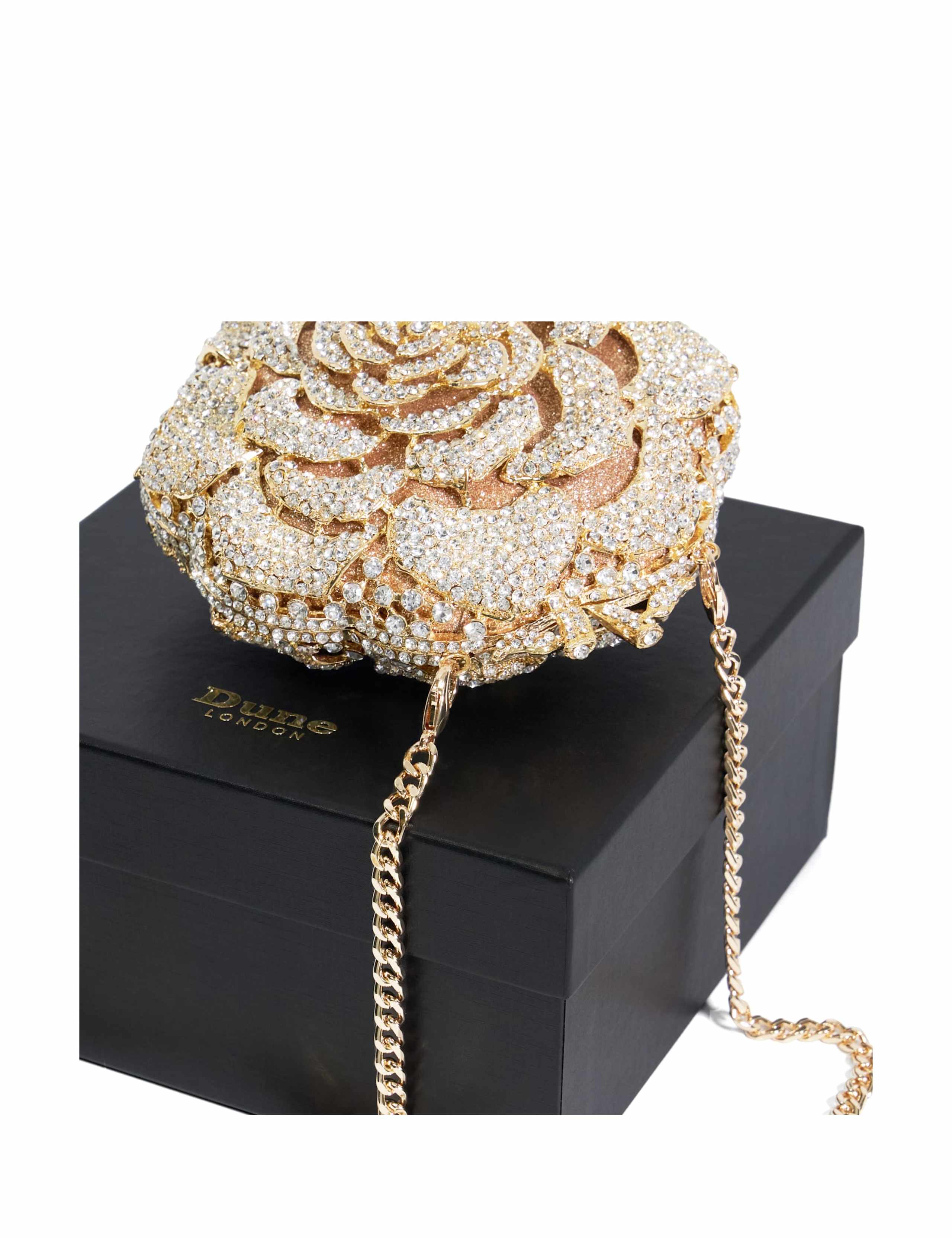 Diamante Chain Strap Clutch Bag 5 of 5