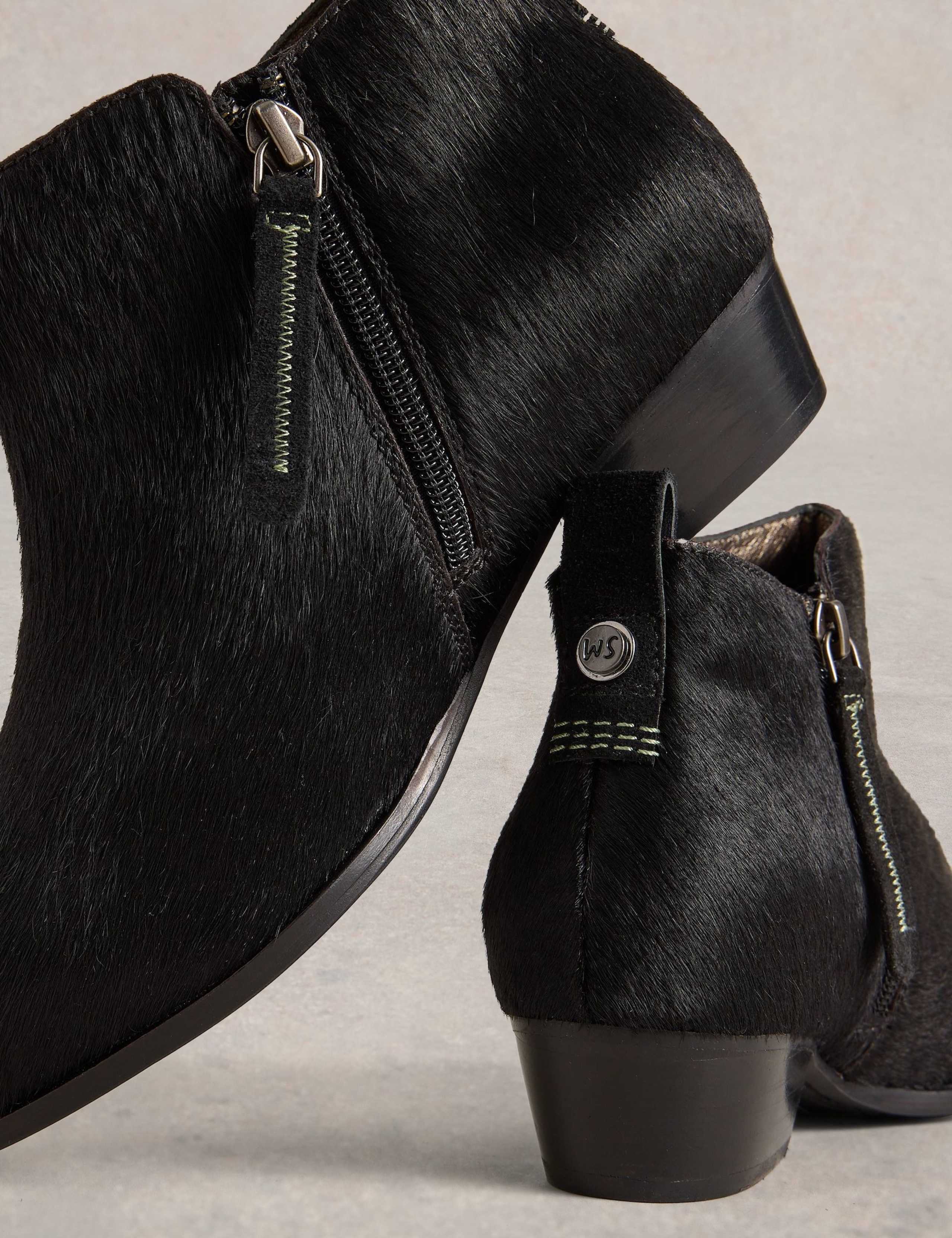 Leather Hair On Ankle Boot 3 of 4