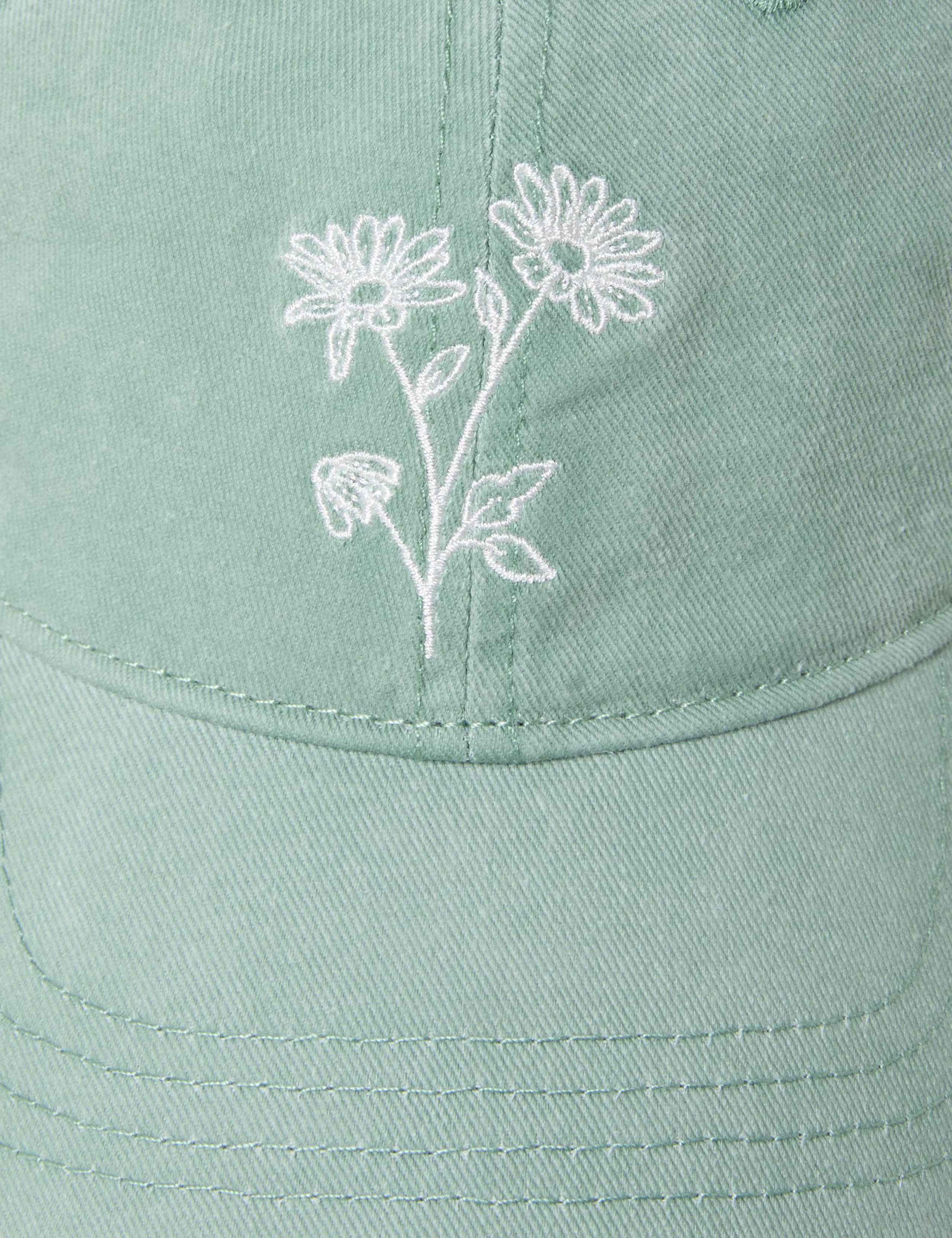 Pure Cotton Floral Baseball Cap 2 of 2
