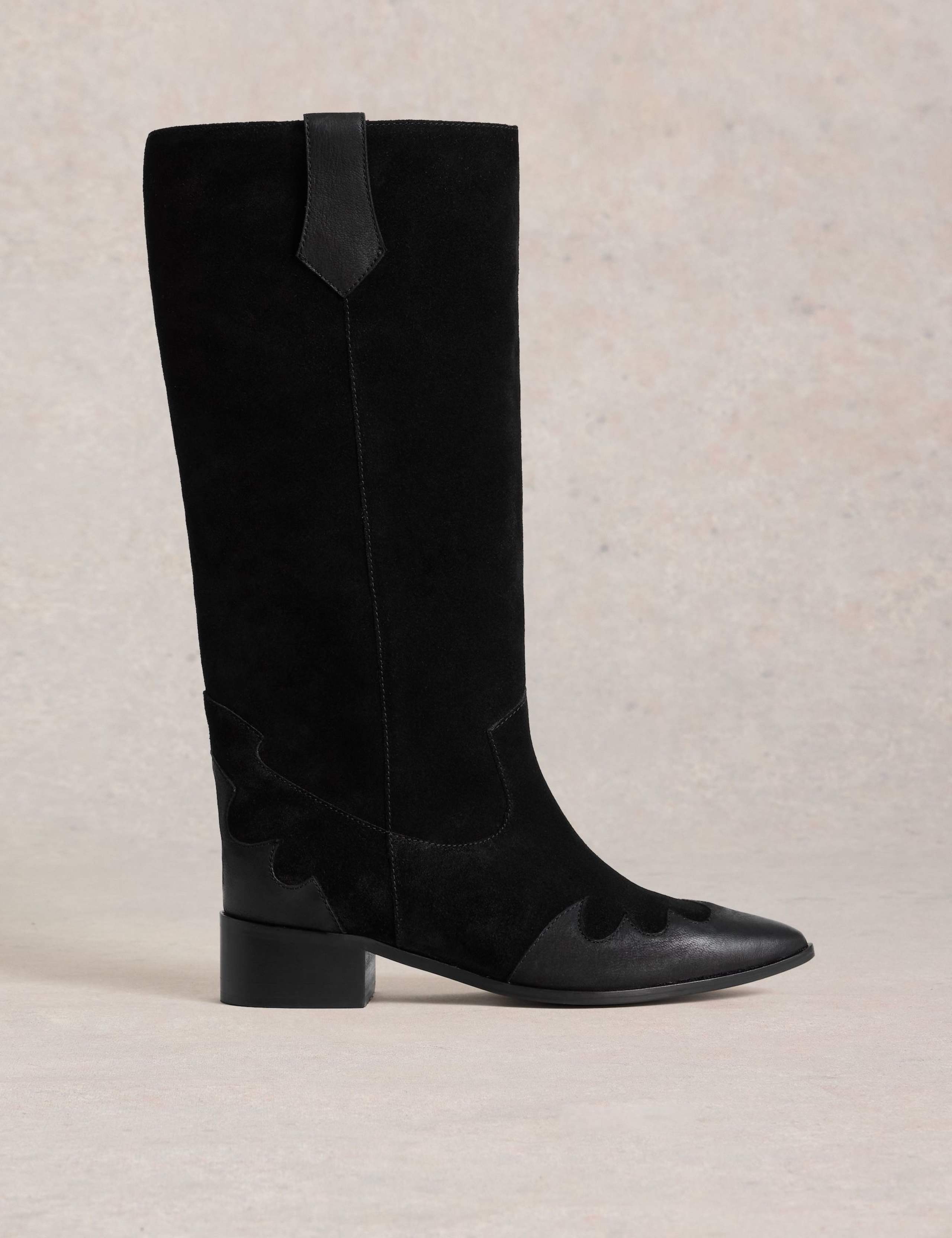 Leather Knee High Boot 1 of 4