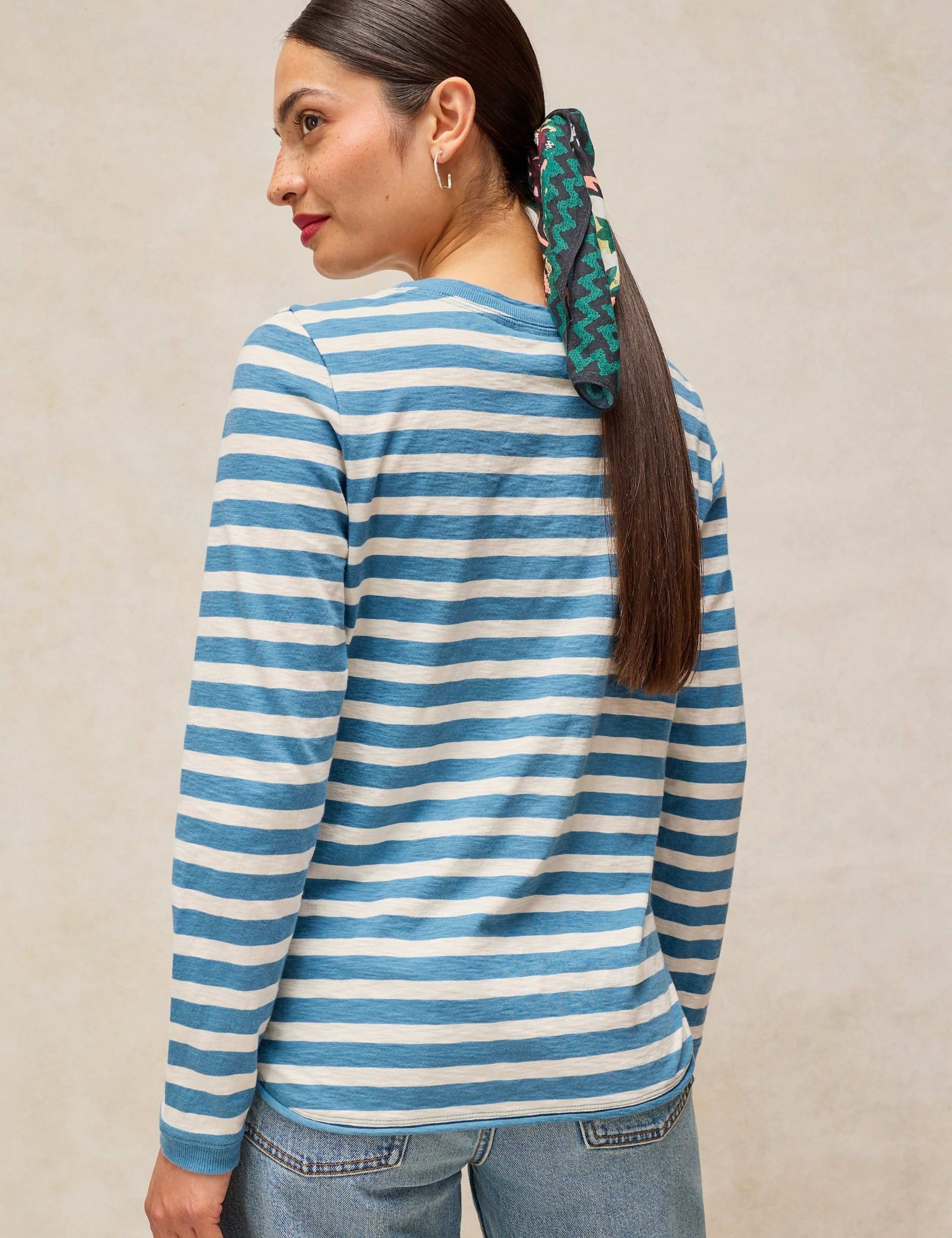 Pure Cotton Striped T-Shirt 4 of 6