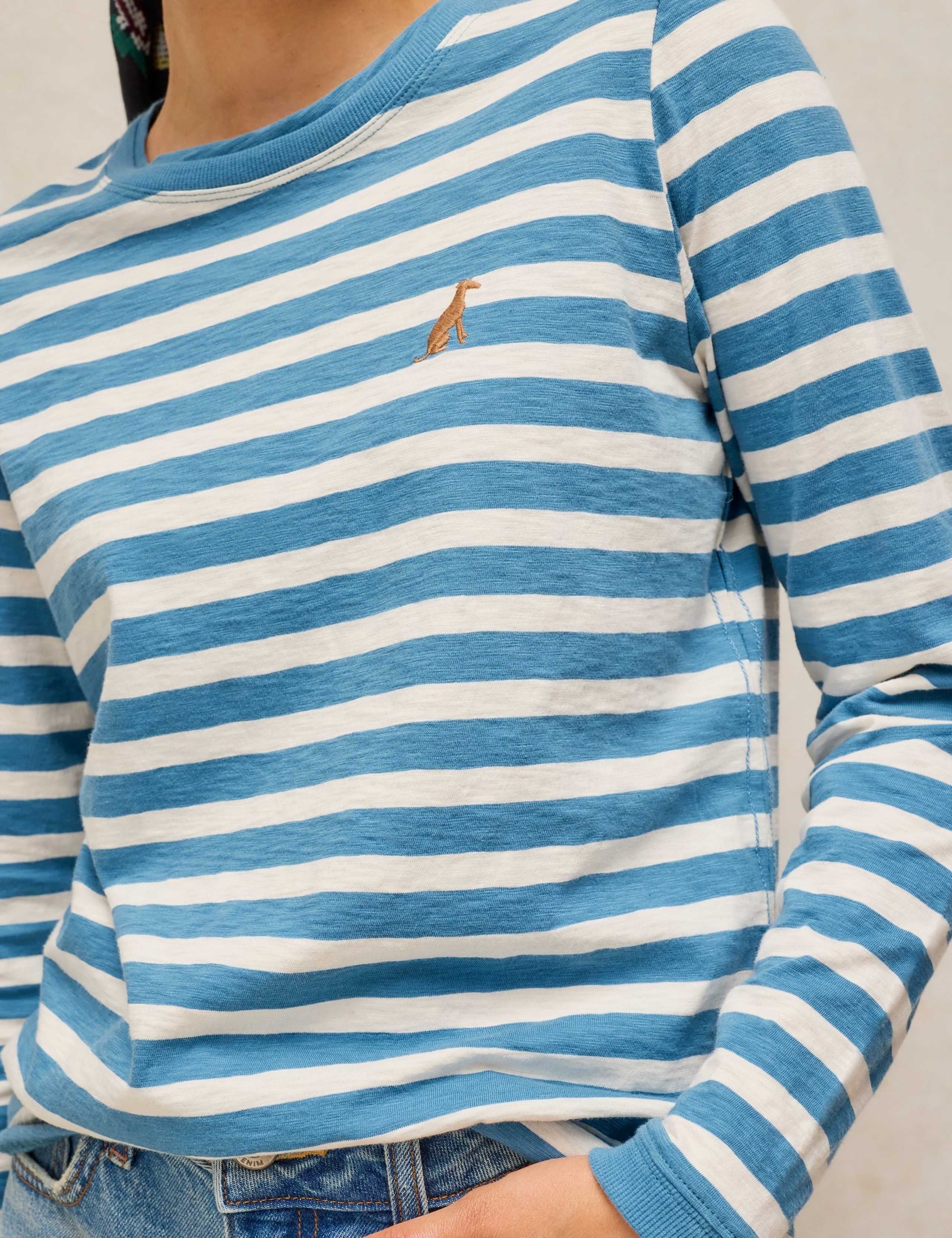 Pure Cotton Striped T-Shirt 5 of 6
