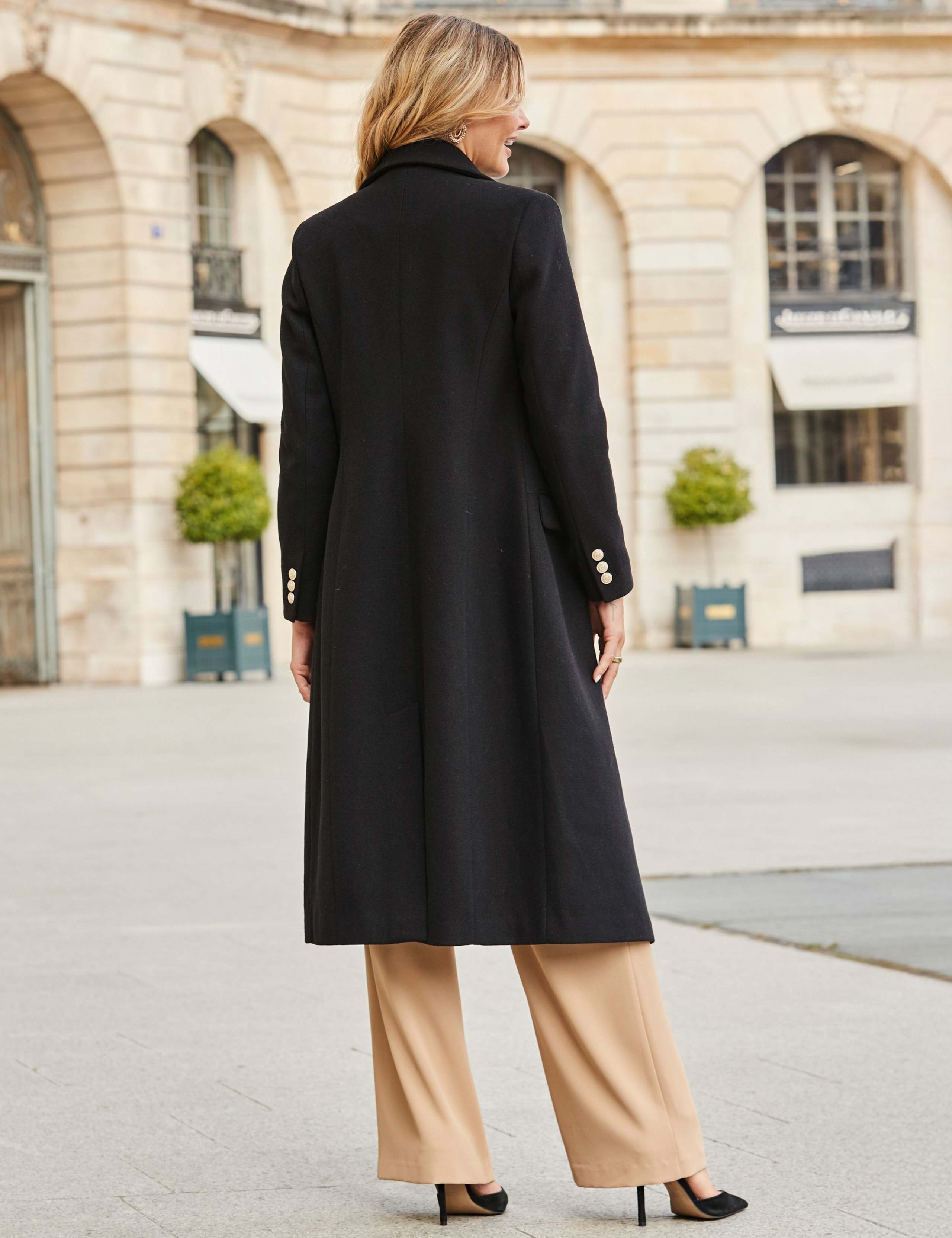 Double Breasted Longline Coat 4 of 6