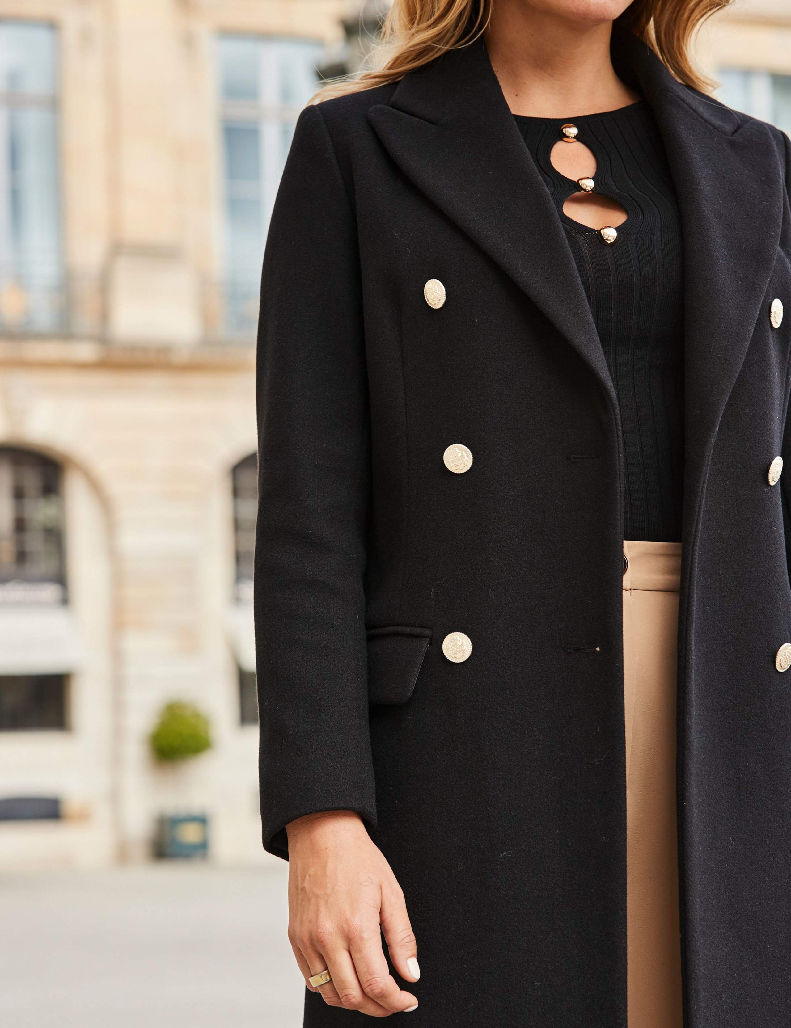 Double Breasted Longline Coat 5 of 6