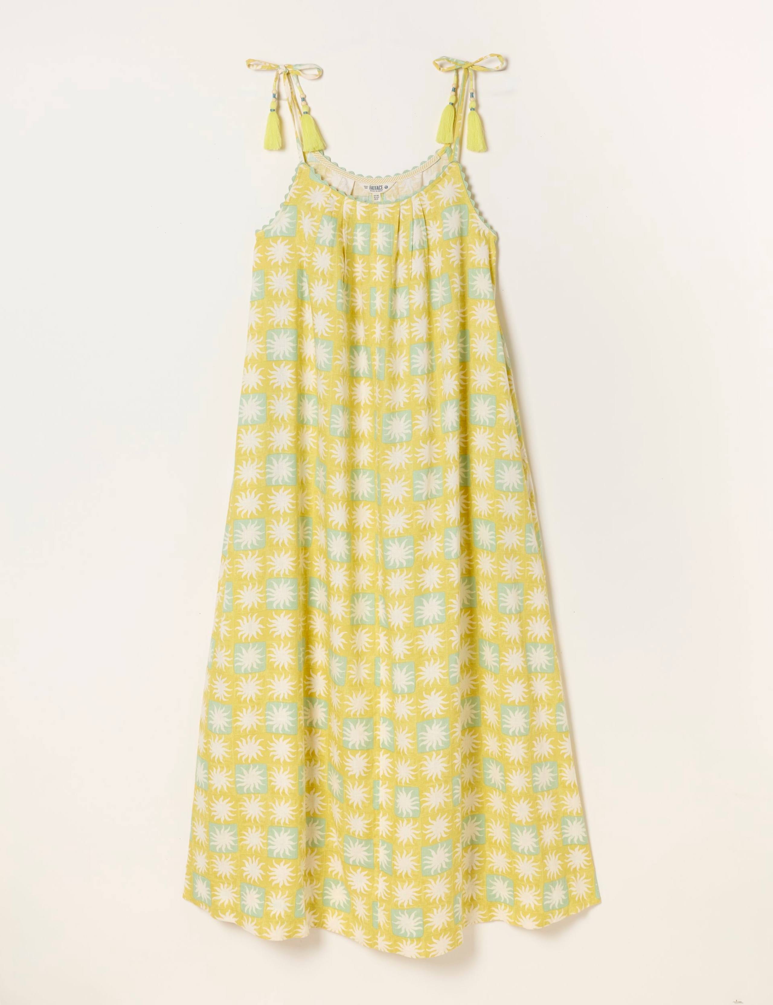 Bea Linen Rich Sun Print Maxi Dress 2 of 6