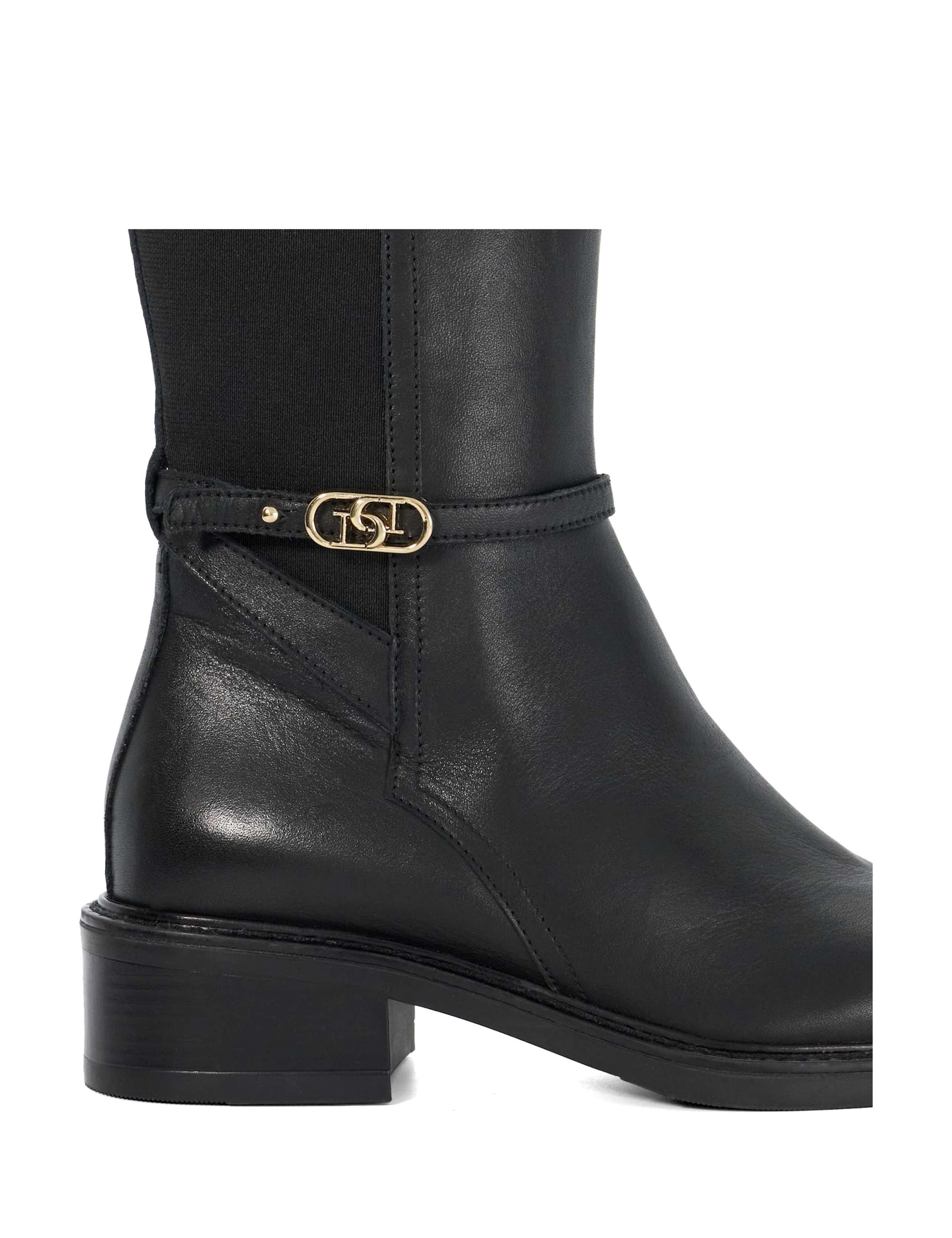 Leather Flat Knee High Boots 5 of 5