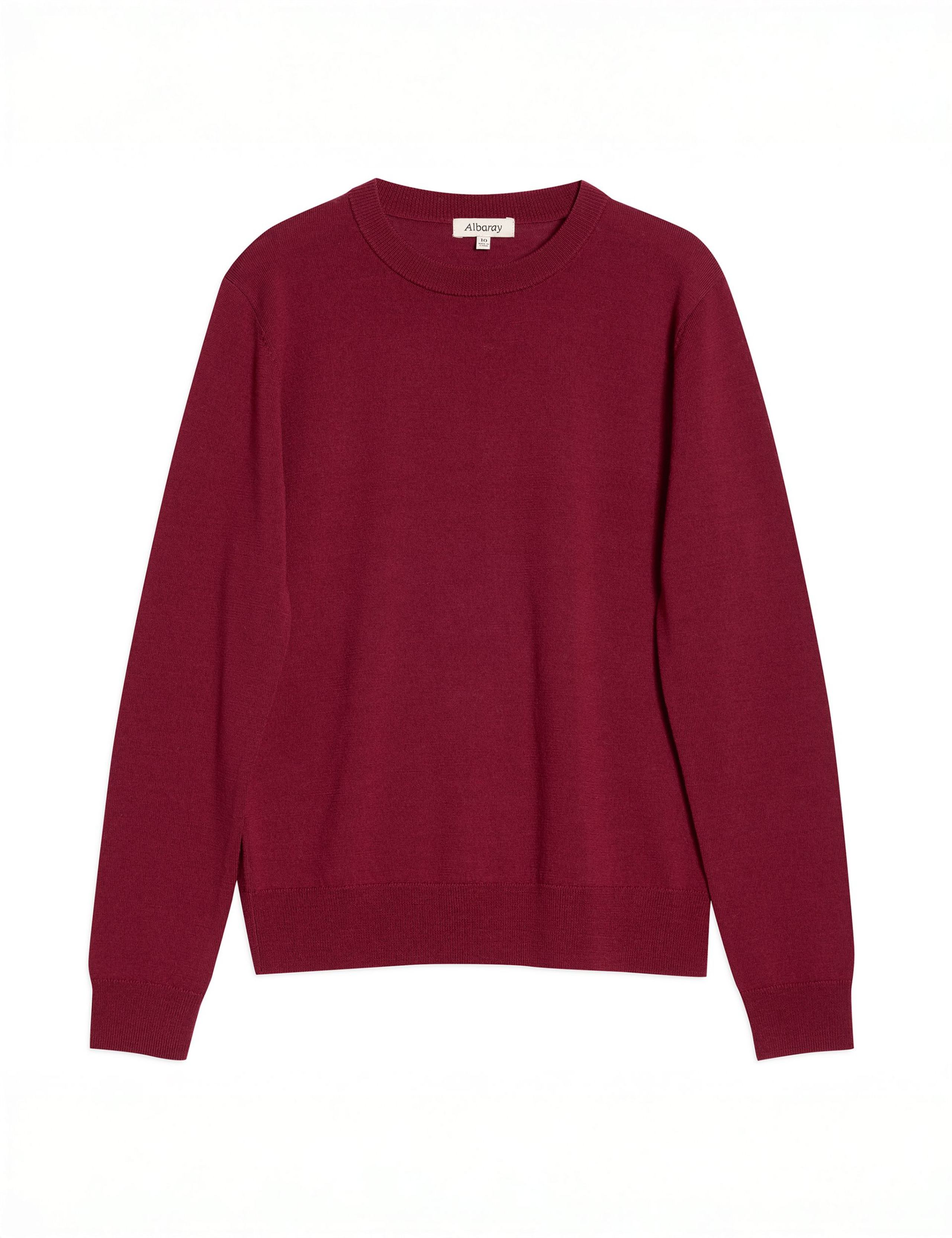 Pure Merino Wool Crew Neck Jumper 2 of 4