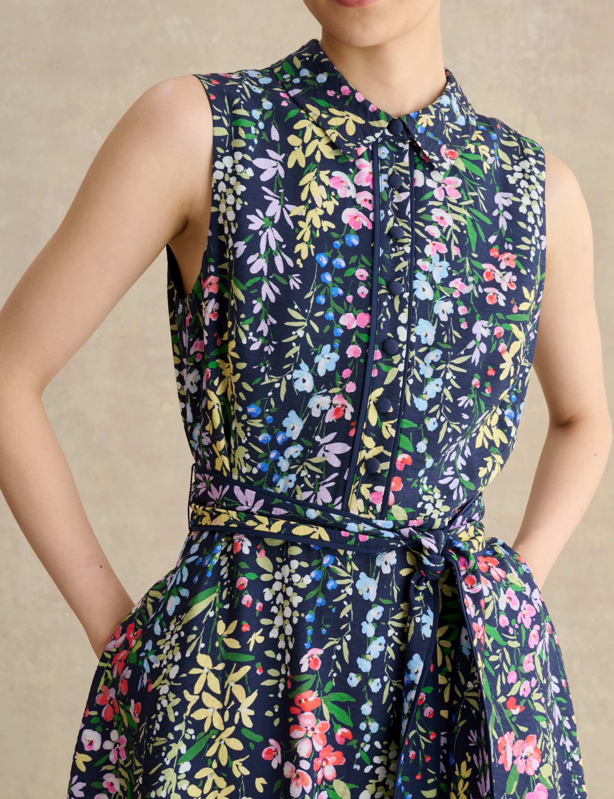 Floral Knee Length Skater Dress 5 of 5