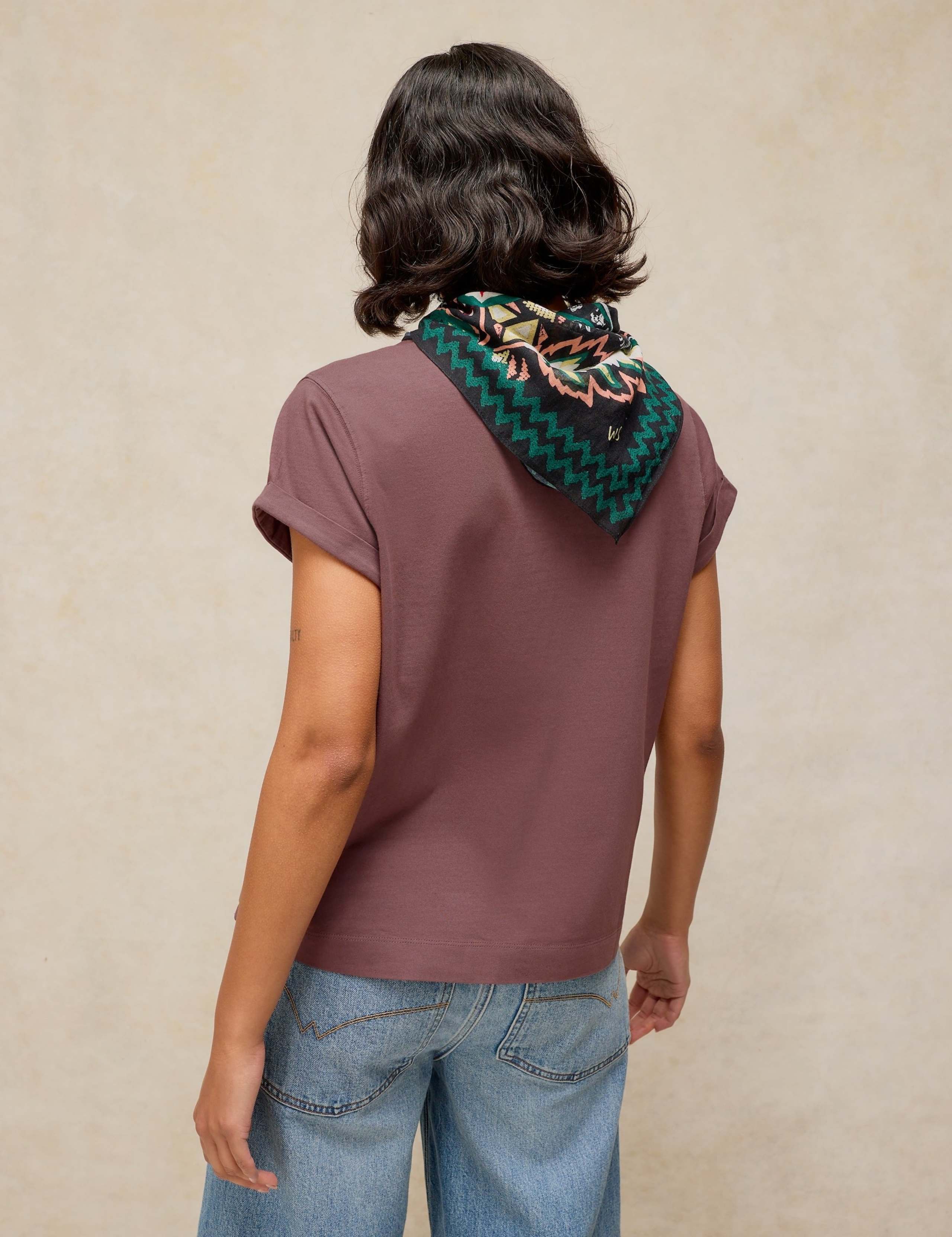 Pure Cotton Crew Neck Chest Pocket T-Shirt 4 of 6