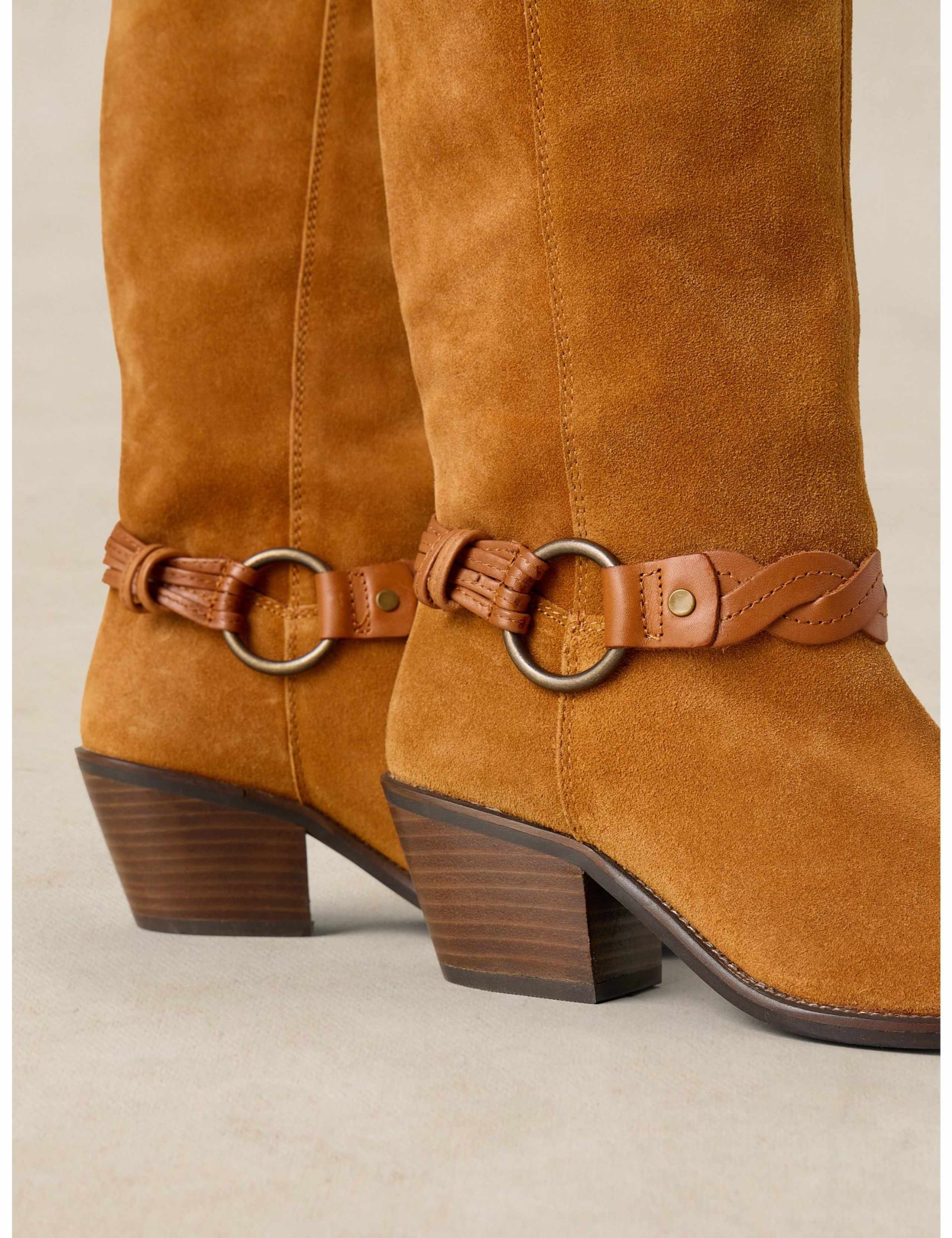 Savannah Leather Slouch Ankle Boots 3 of 3
