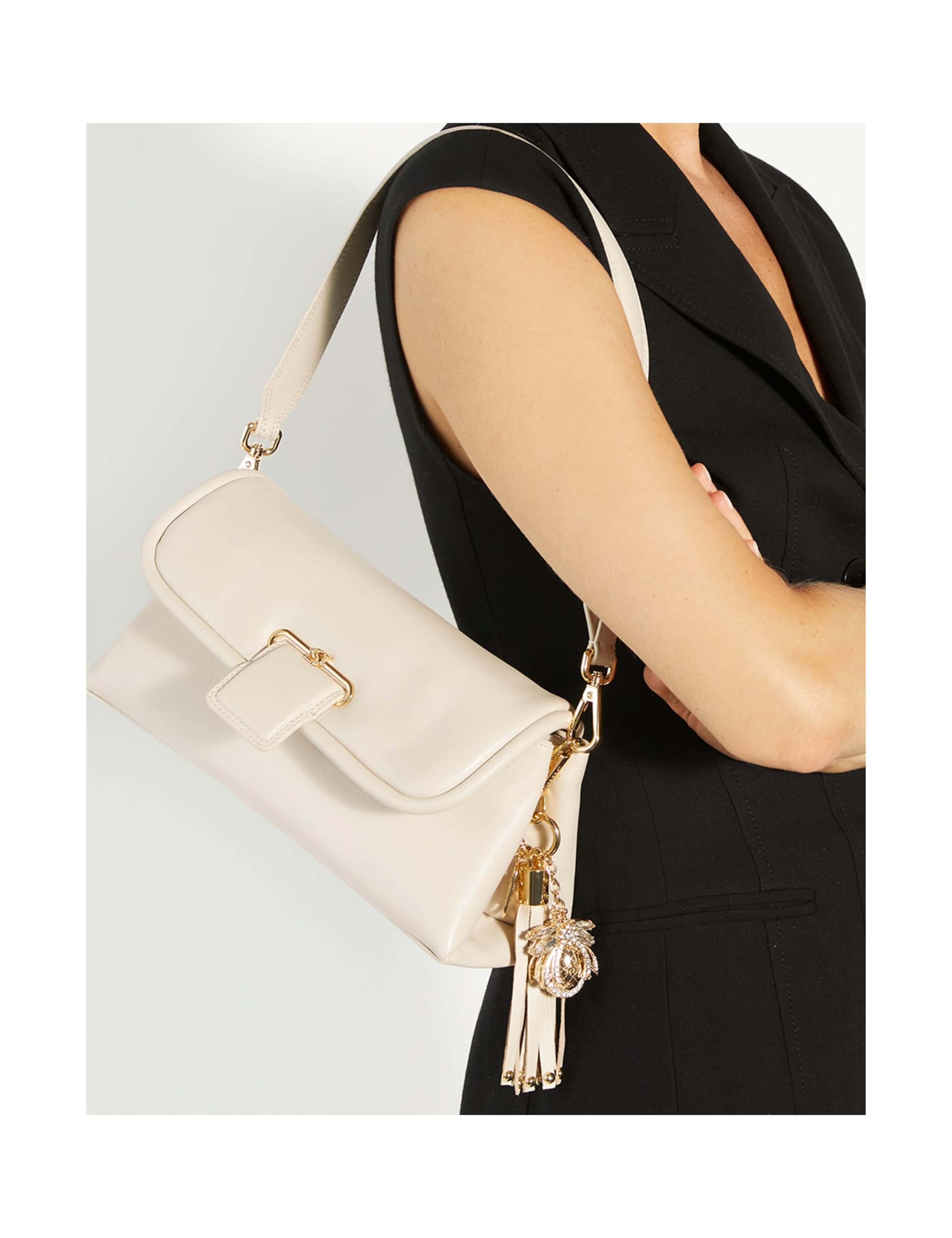 Leather Chain Strap Shoulder Bag 2 of 6