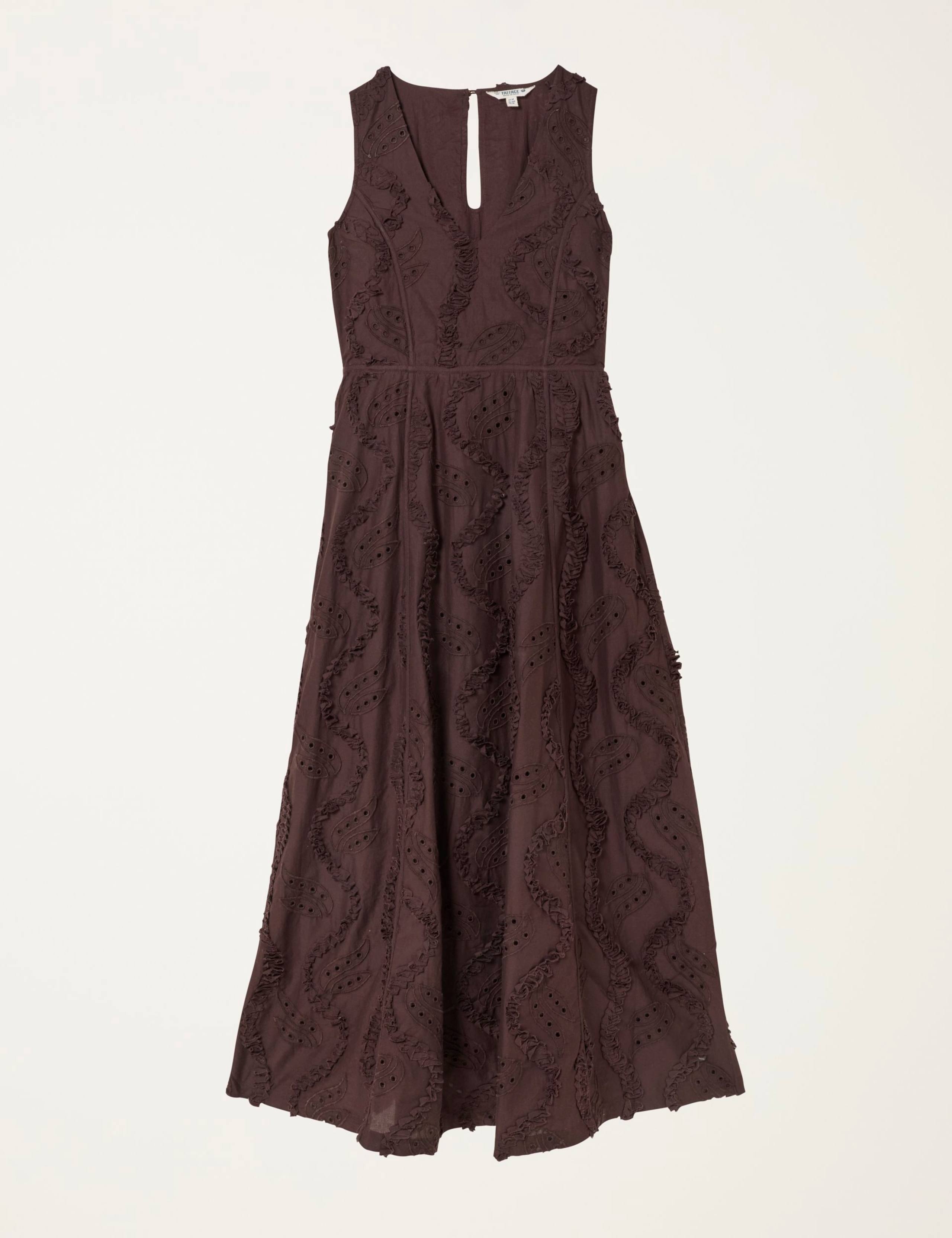 Pure Cotton Embroidered Maxi Skater Dress 2 of 4