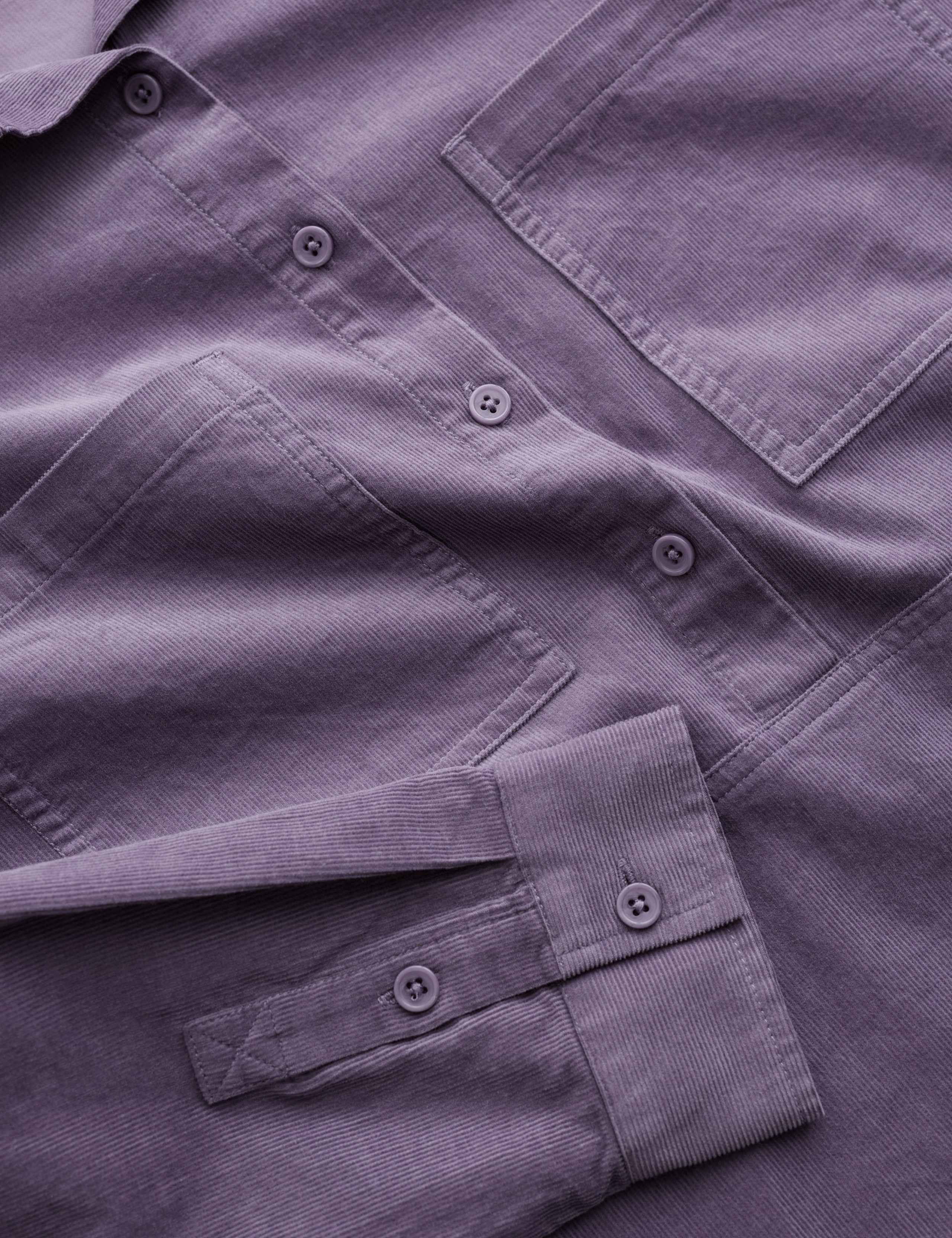 Pure Cotton Cord Oversized Collared Tunic 3 of 5
