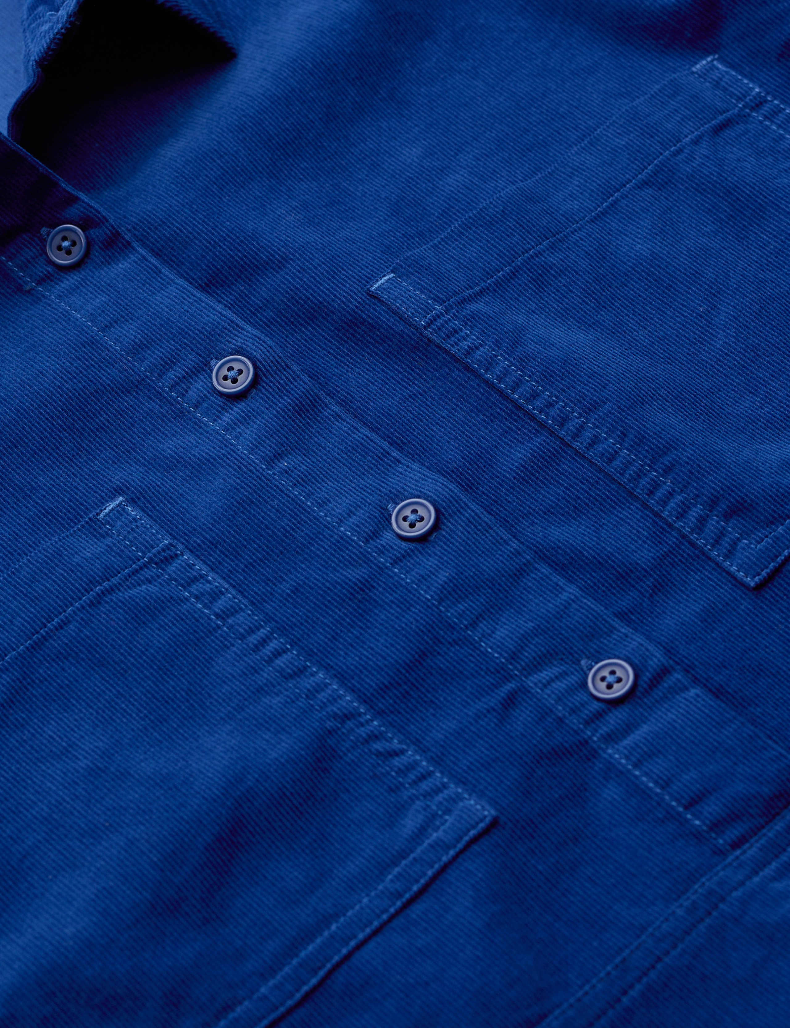 Pure Cotton Cord Oversized Collared Tunic 4 of 5
