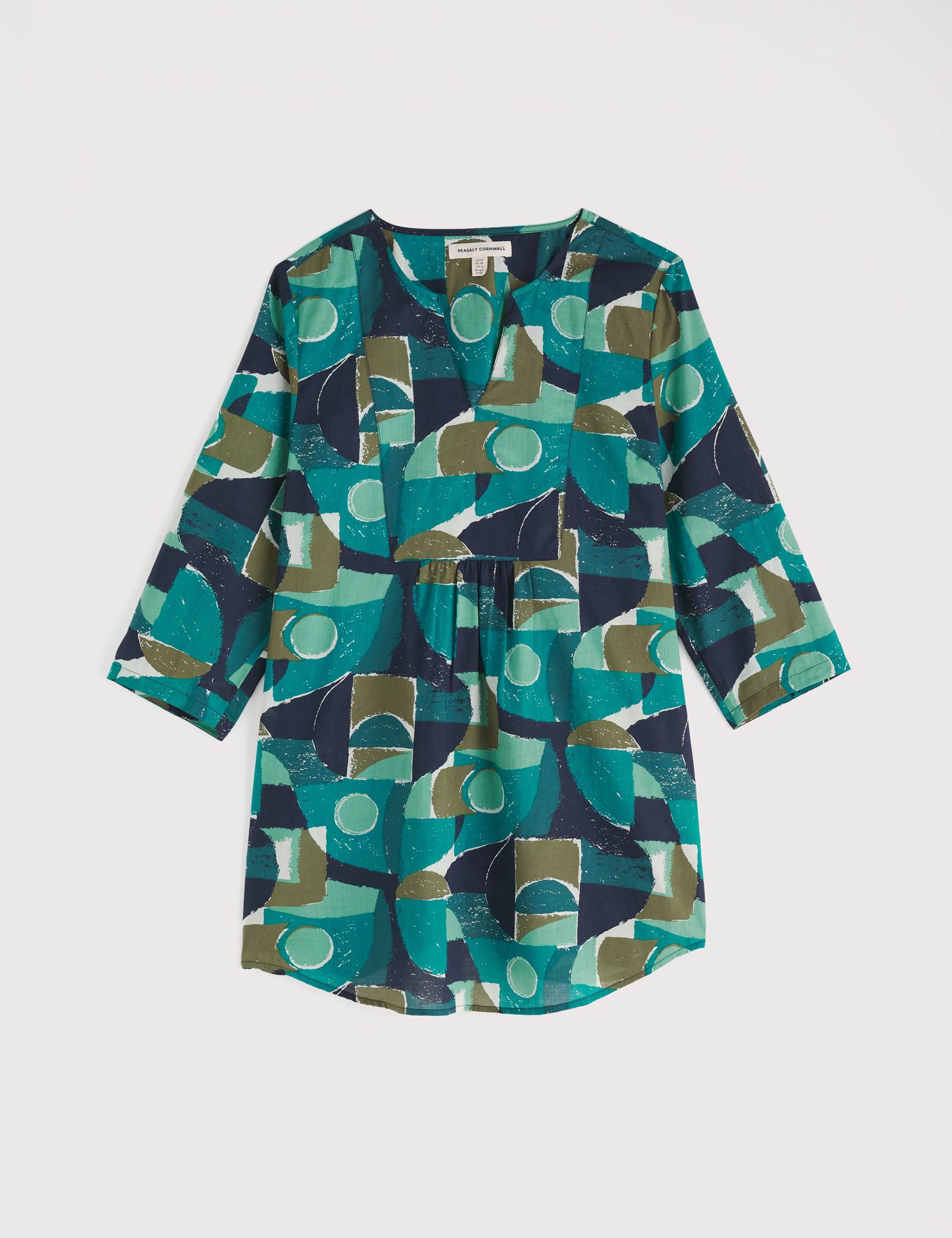 Pure Cotton Geometric Tunic 2 of 5