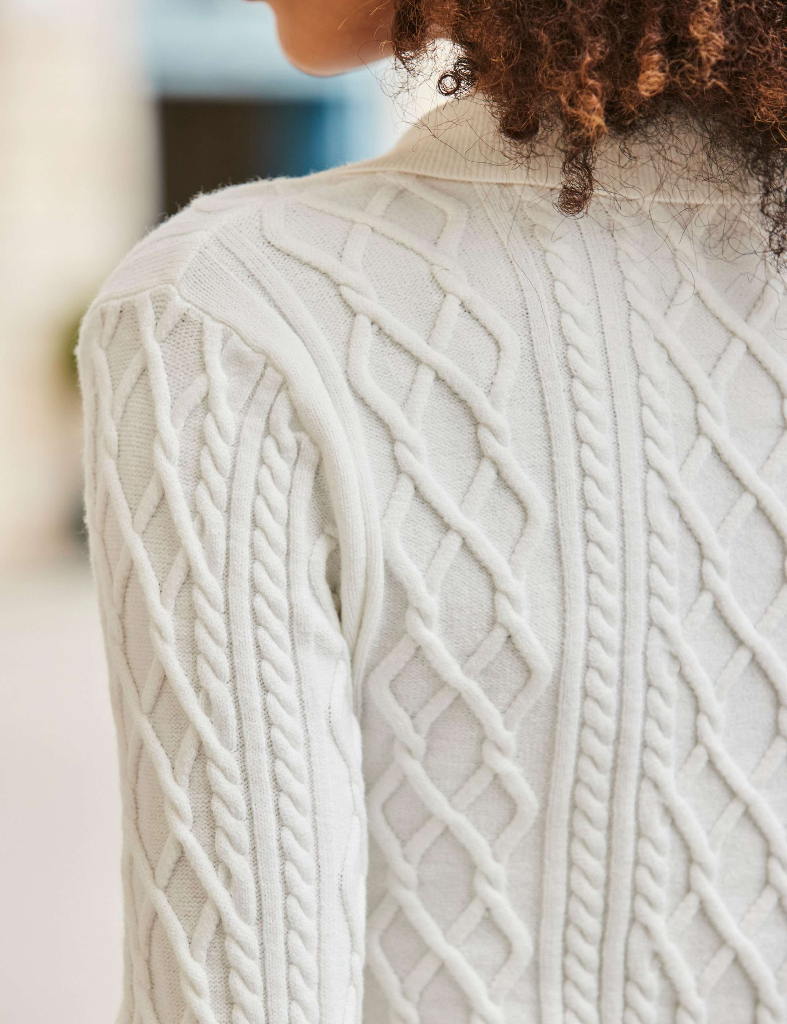 Cable Knit Collared Jumper 7 of 7