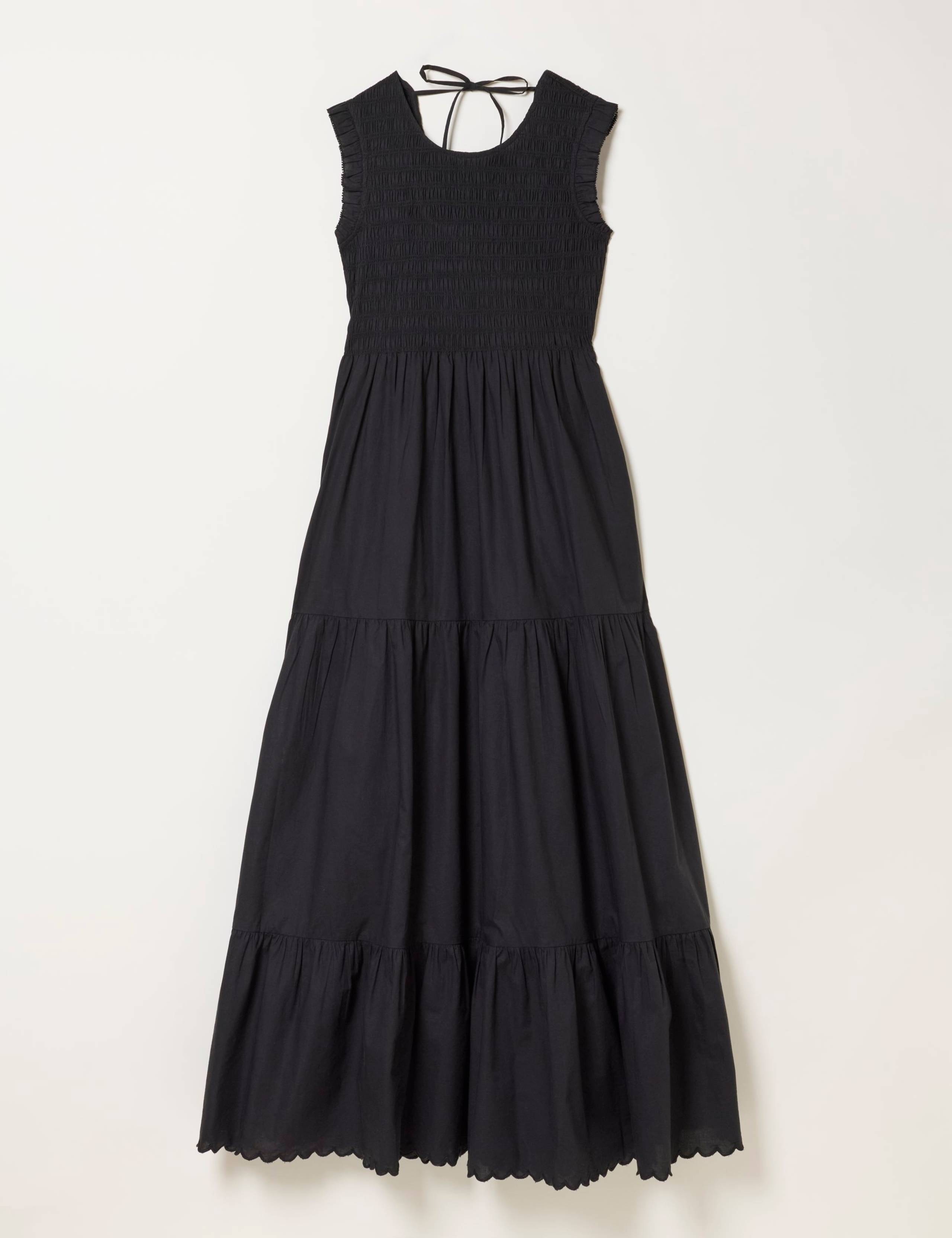 Pure Cotton Round Neck Maxi Tiered Dress 2 of 6