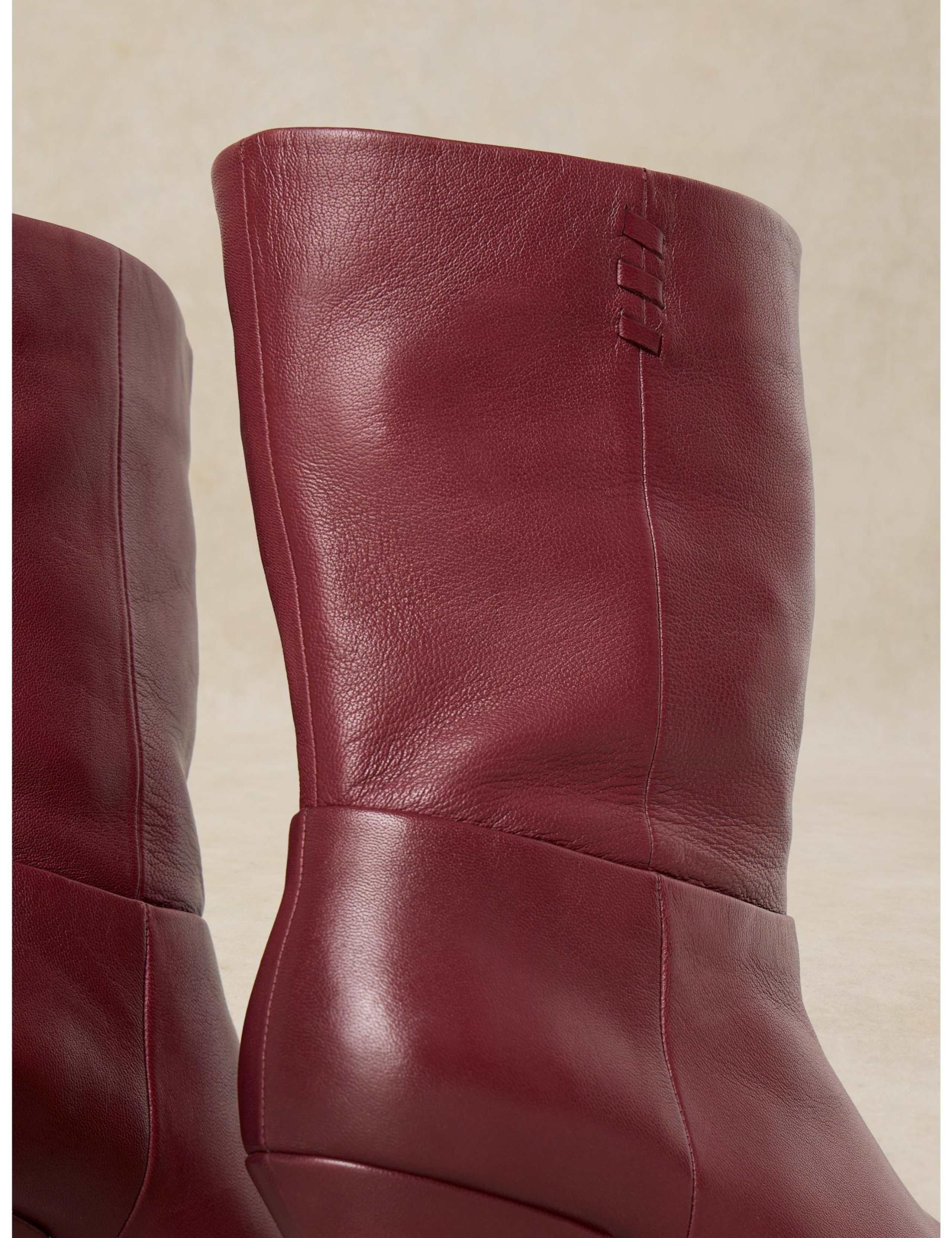 Chrissie Leather Slouch Ankle Boots 4 of 4