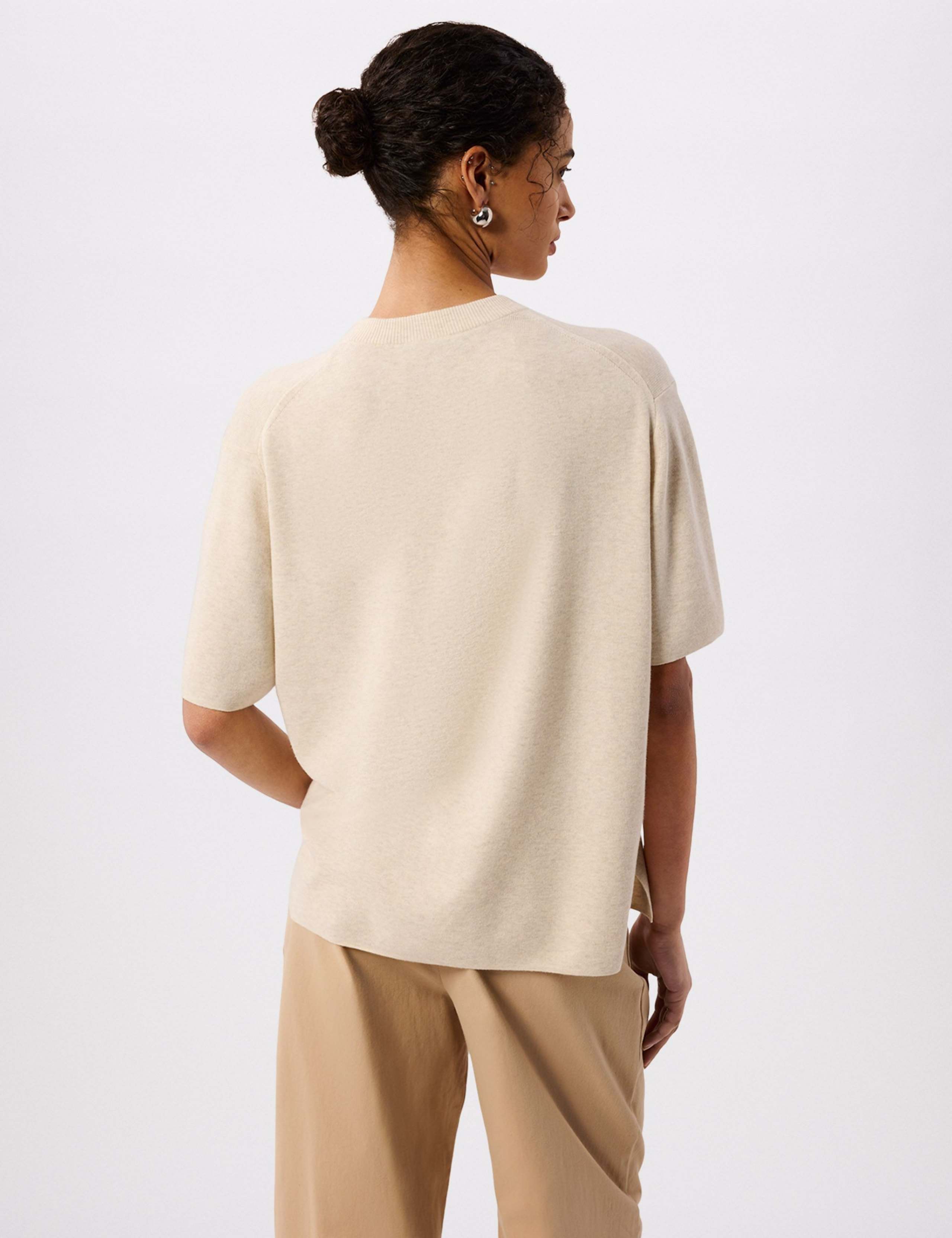 Cotton Rich Fine Knit T-Shirt 5 of 6