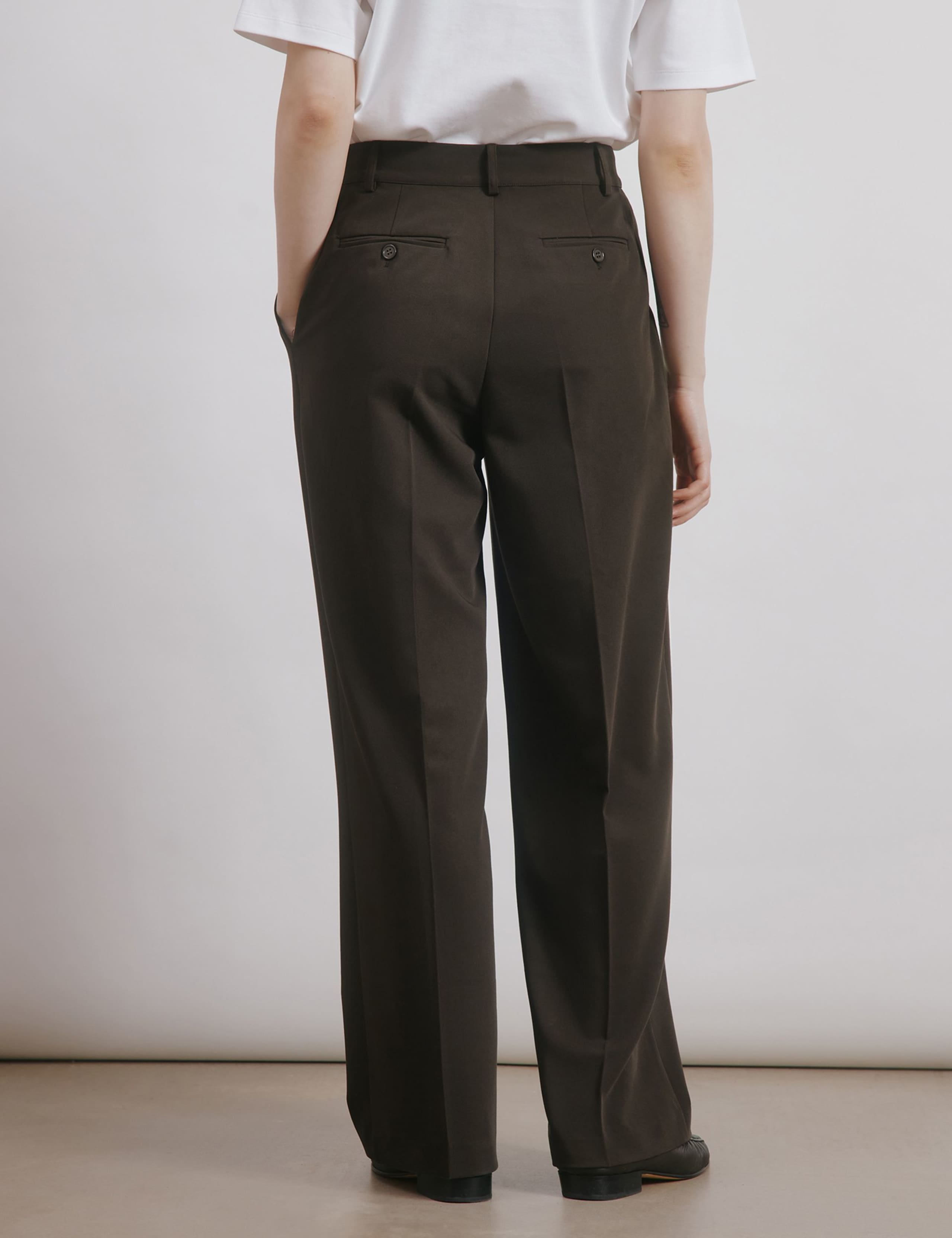 Pleated Wide Leg Trousers 4 of 5