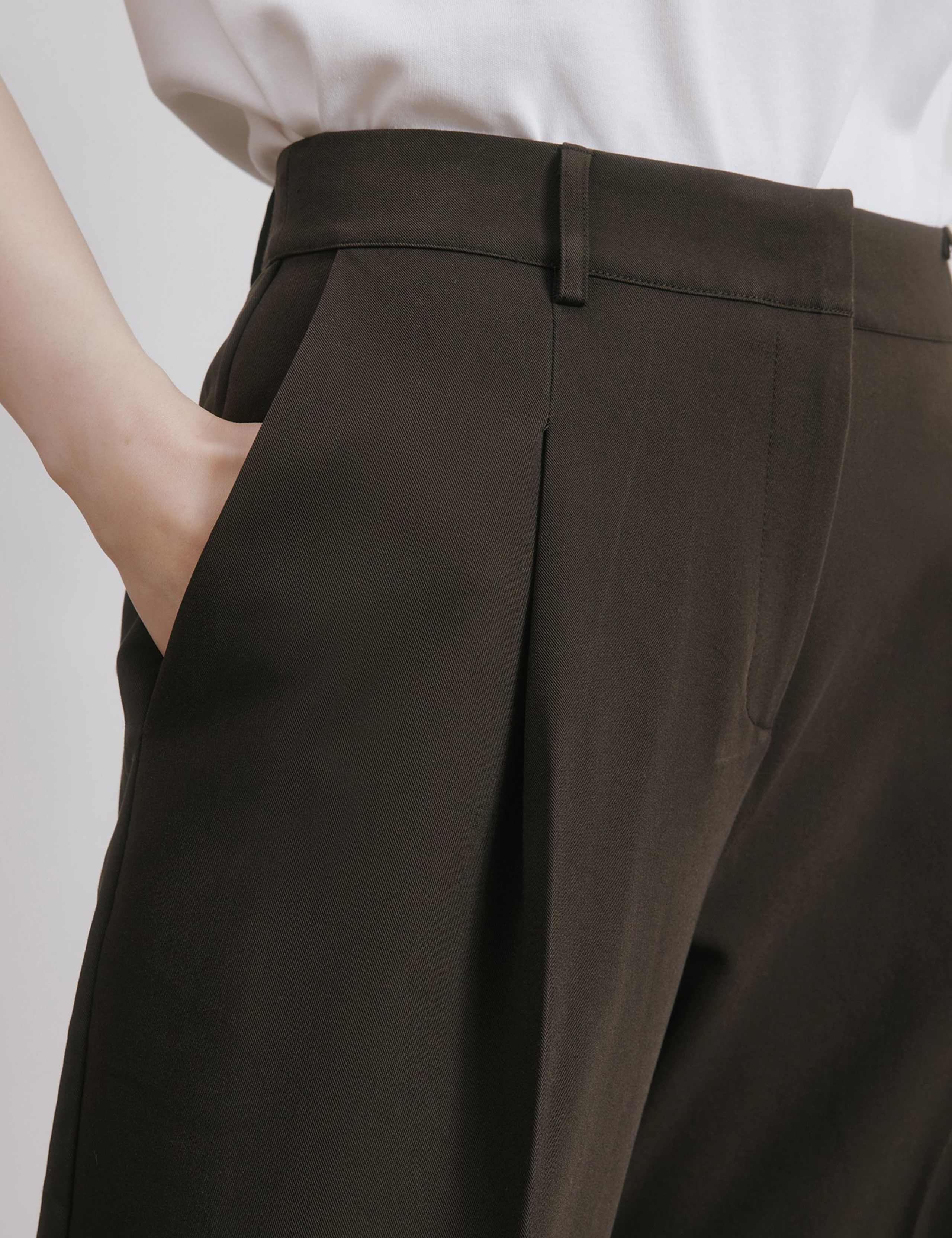 Pleated Wide Leg Trousers 5 of 5