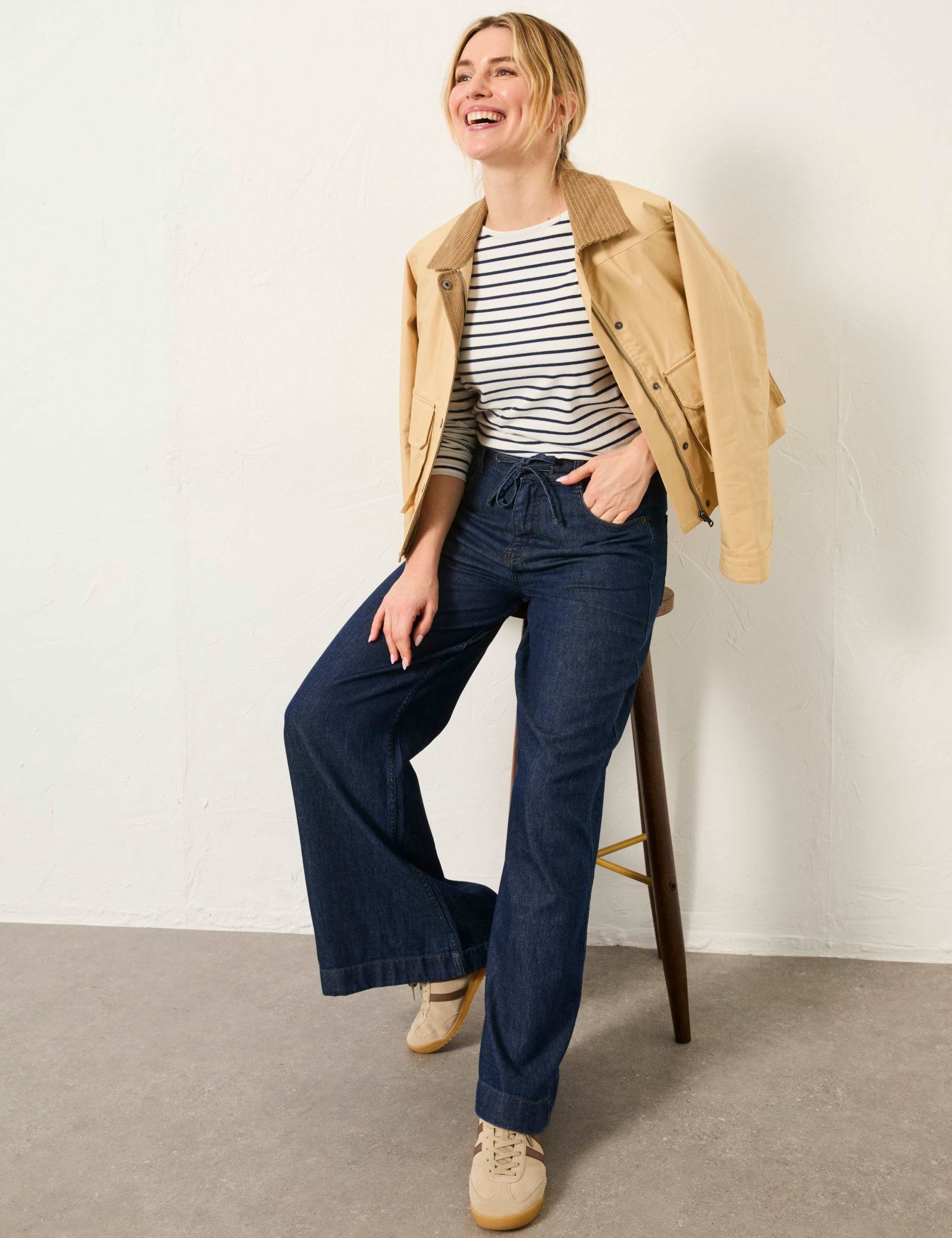 Mid Rise Wide Leg Jeans 3 of 6