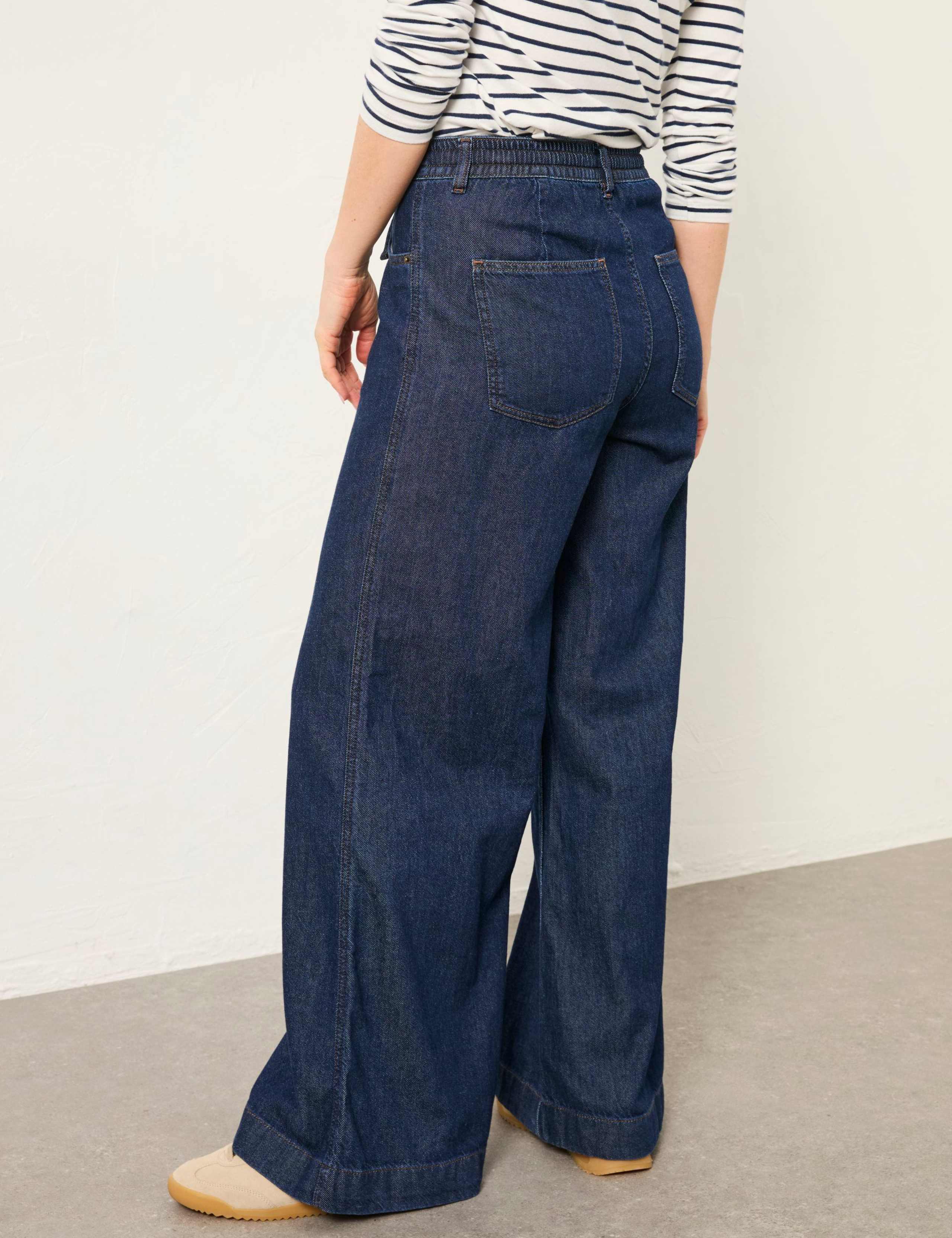 Mid Rise Wide Leg Jeans 6 of 6