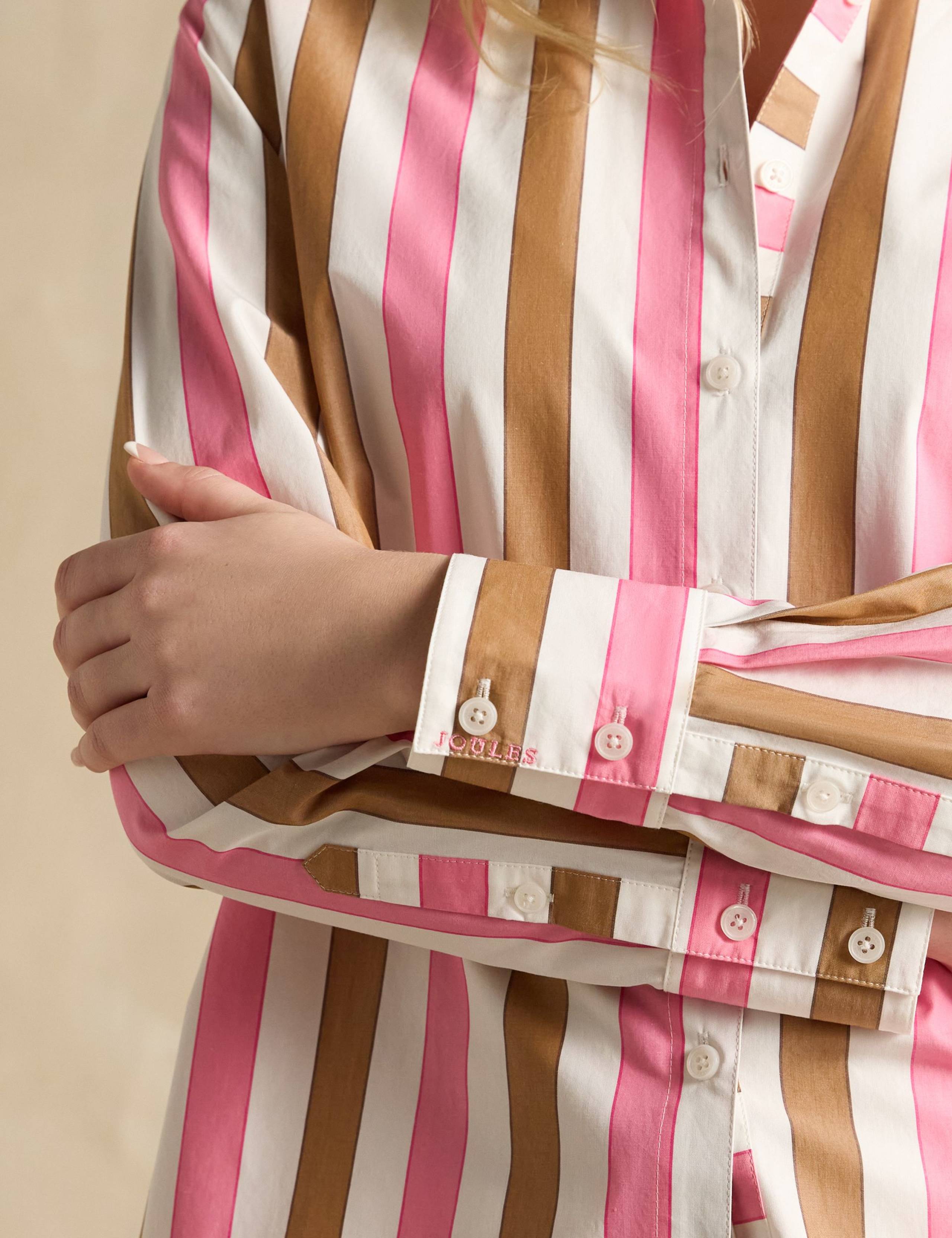 Pure Cotton Striped Collared Relaxed Shirt 7 of 7