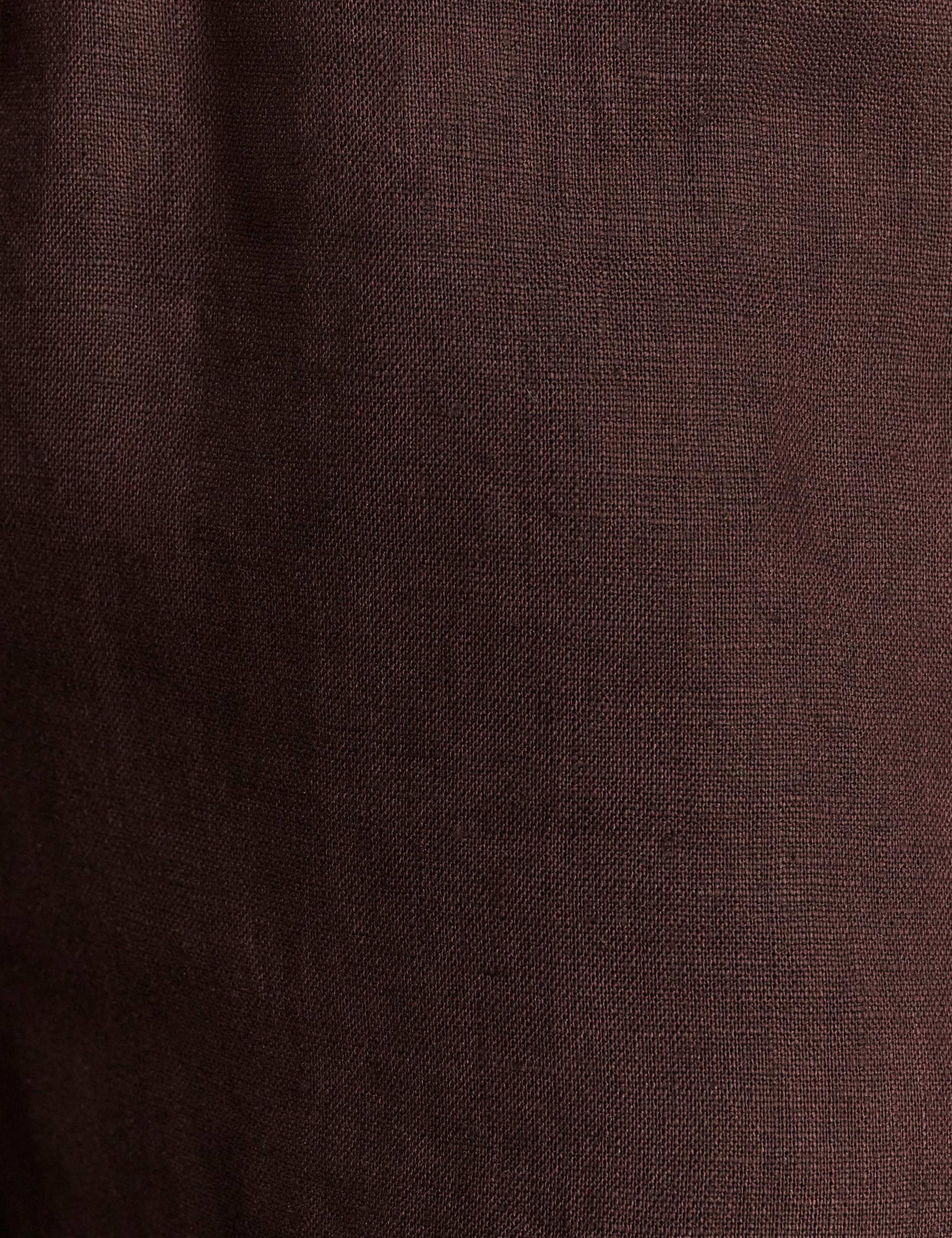 Pure Linen Drawstring Wide Leg Trousers 6 of 6