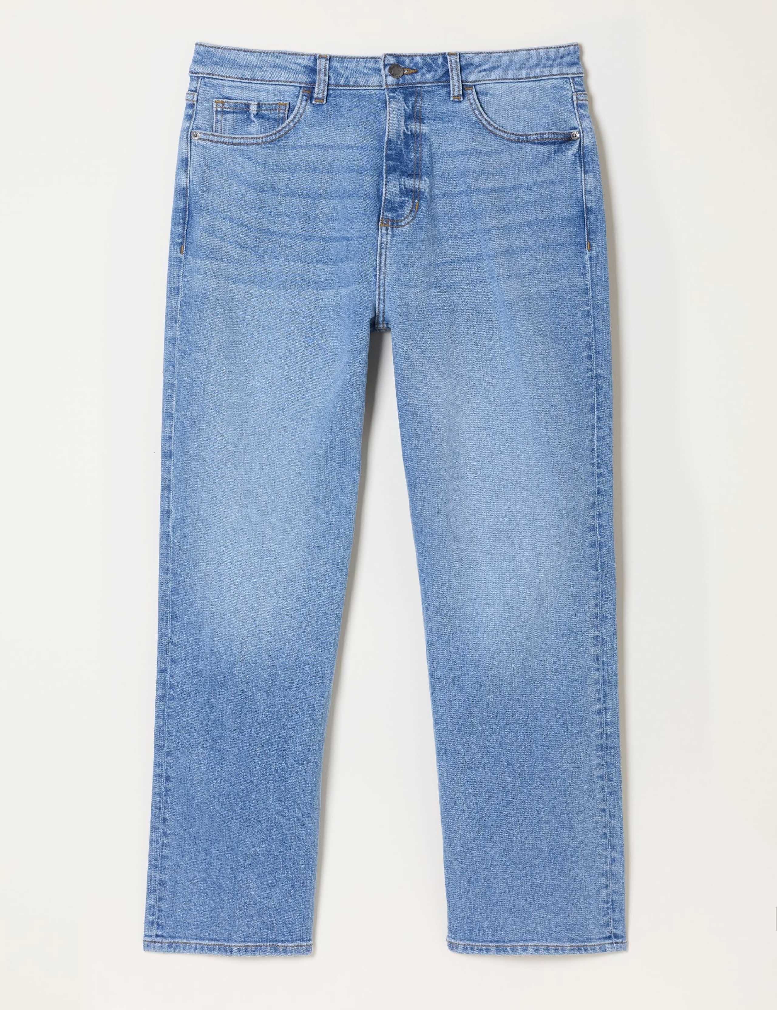 High Waisted Straight Leg Jeans 2 of 4