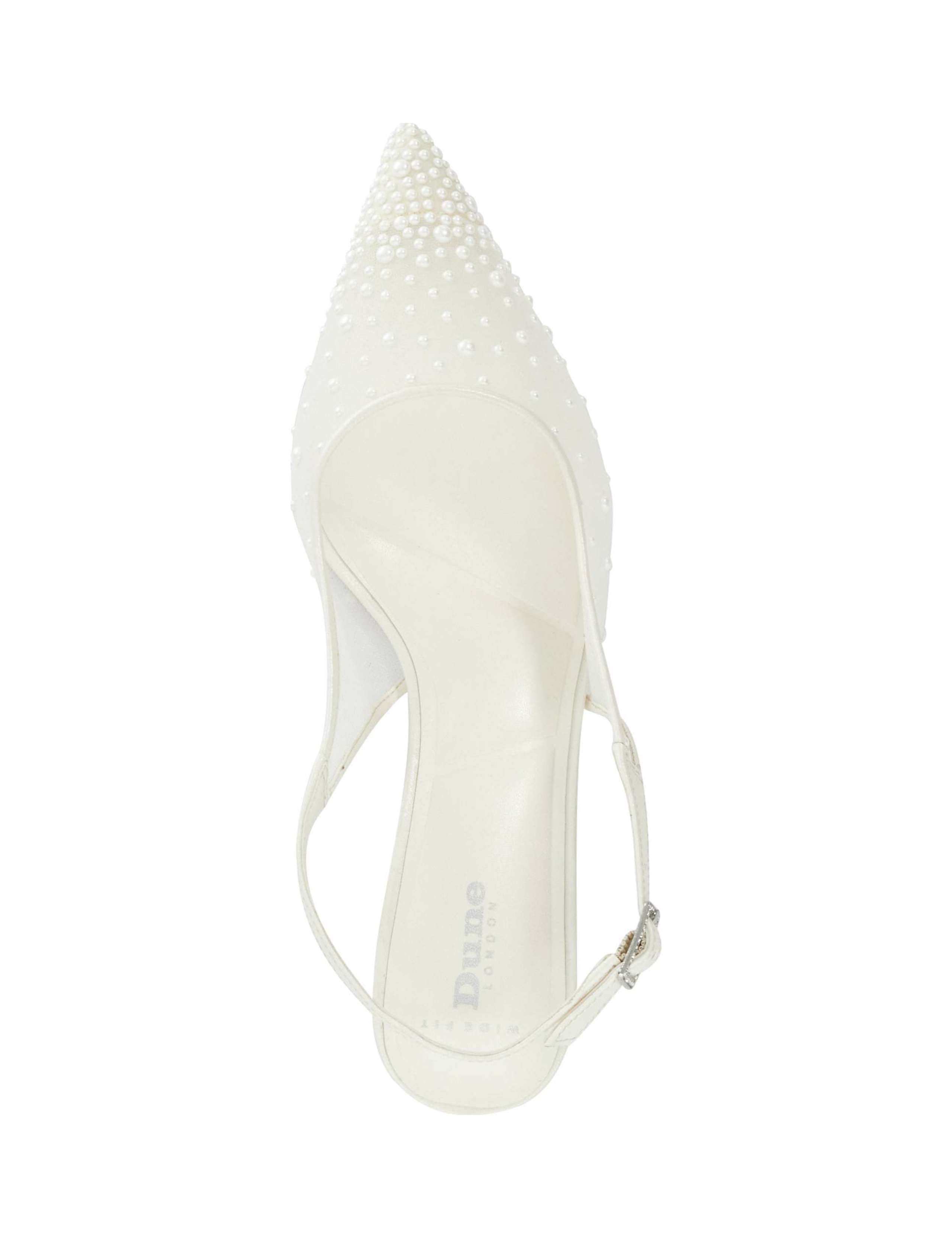 Wide Fit Buckle Kitten Heel Slingback Shoes 2 of 5