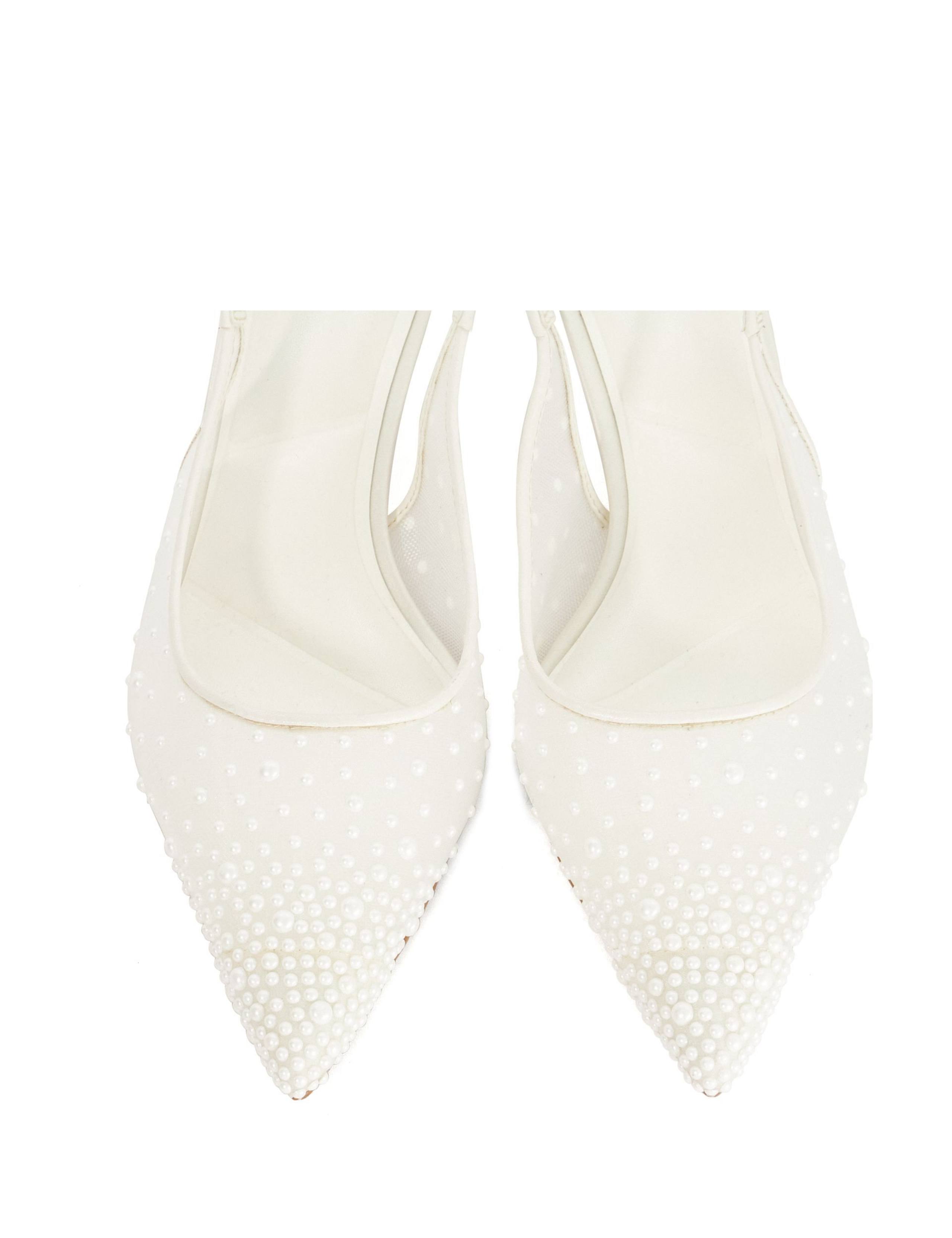 Wide Fit Buckle Kitten Heel Slingback Shoes 5 of 5