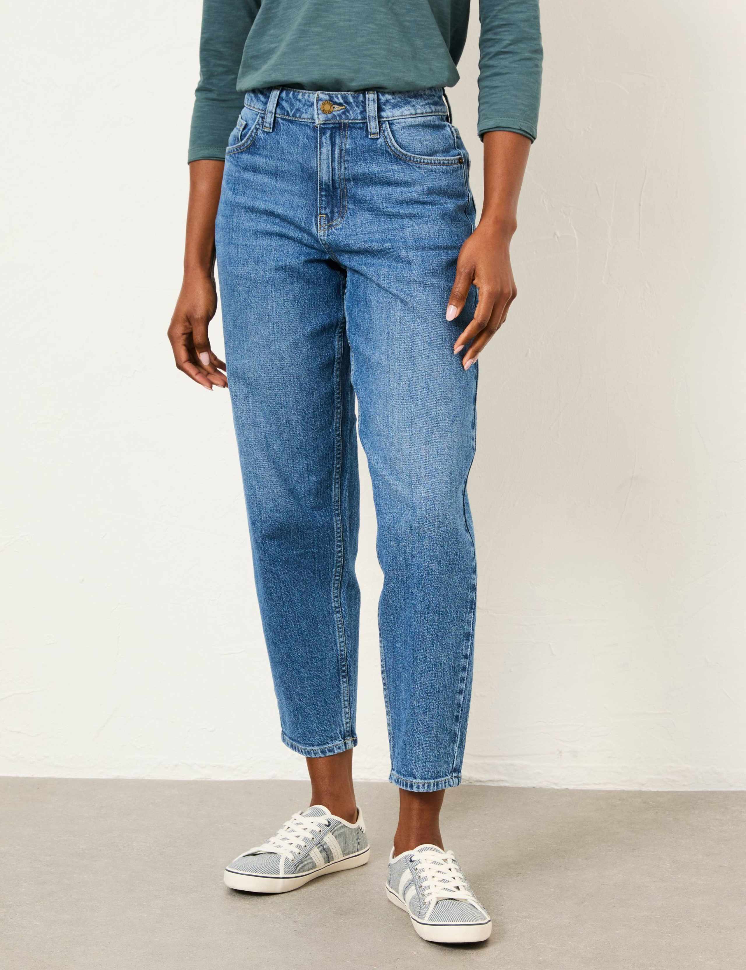 Mid Rise Cigarette Ankle Grazer Jeans 5 of 6
