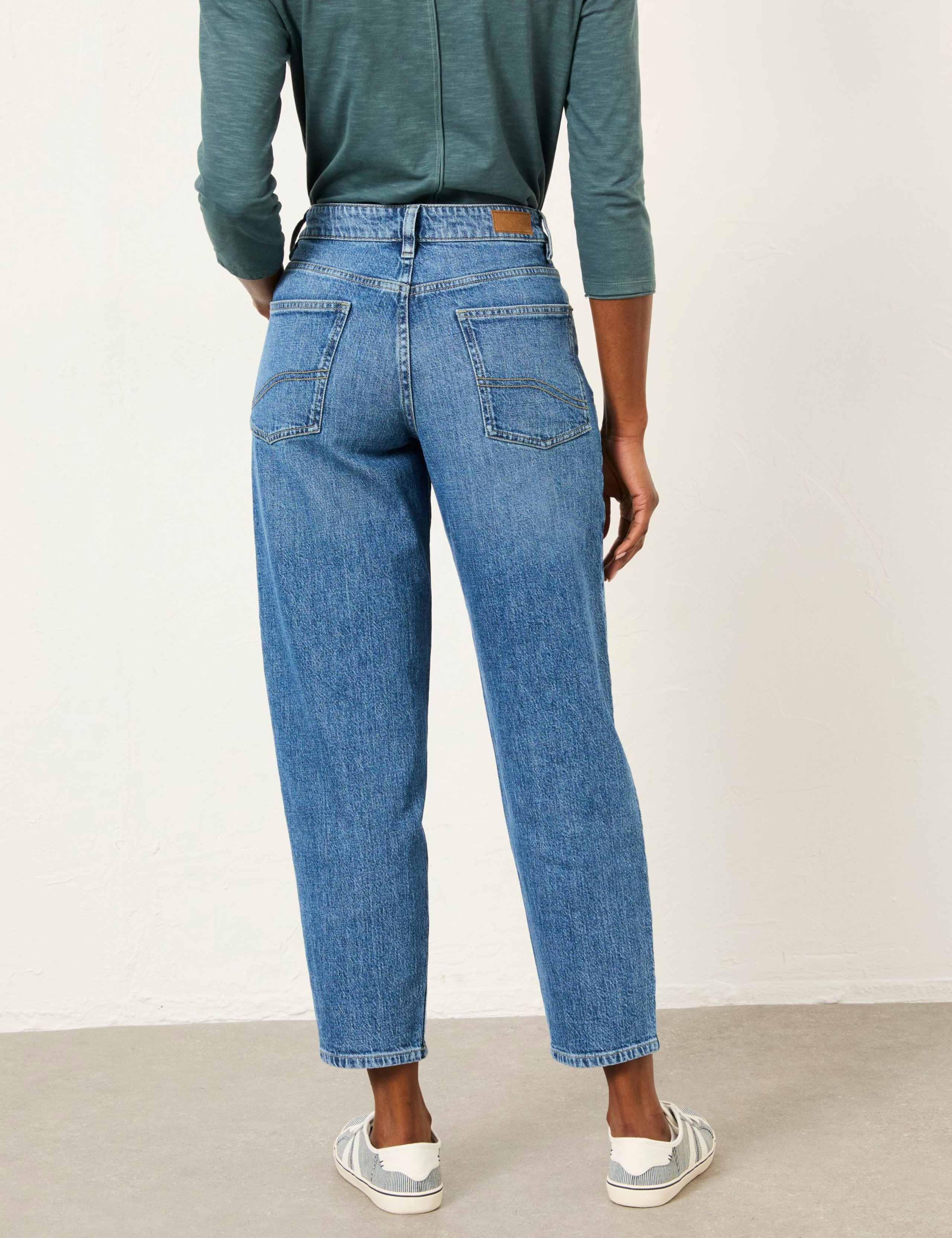 Mid Rise Cigarette Ankle Grazer Jeans 6 of 6