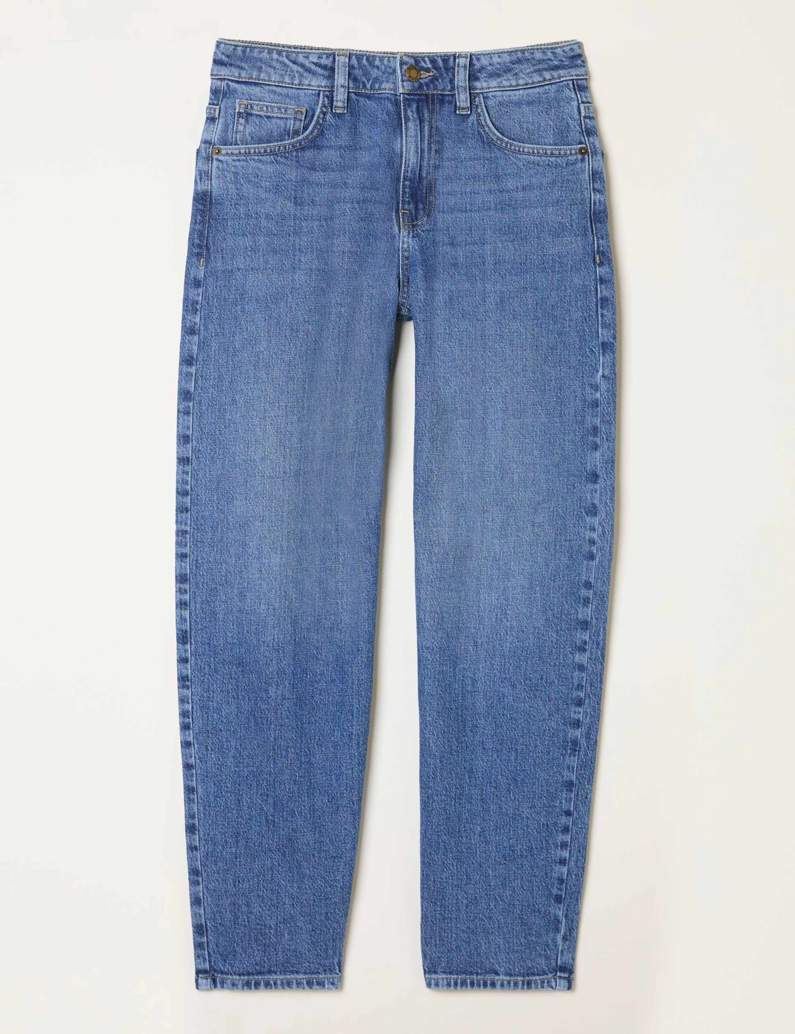 Mid Rise Cigarette Ankle Grazer Jeans 2 of 6