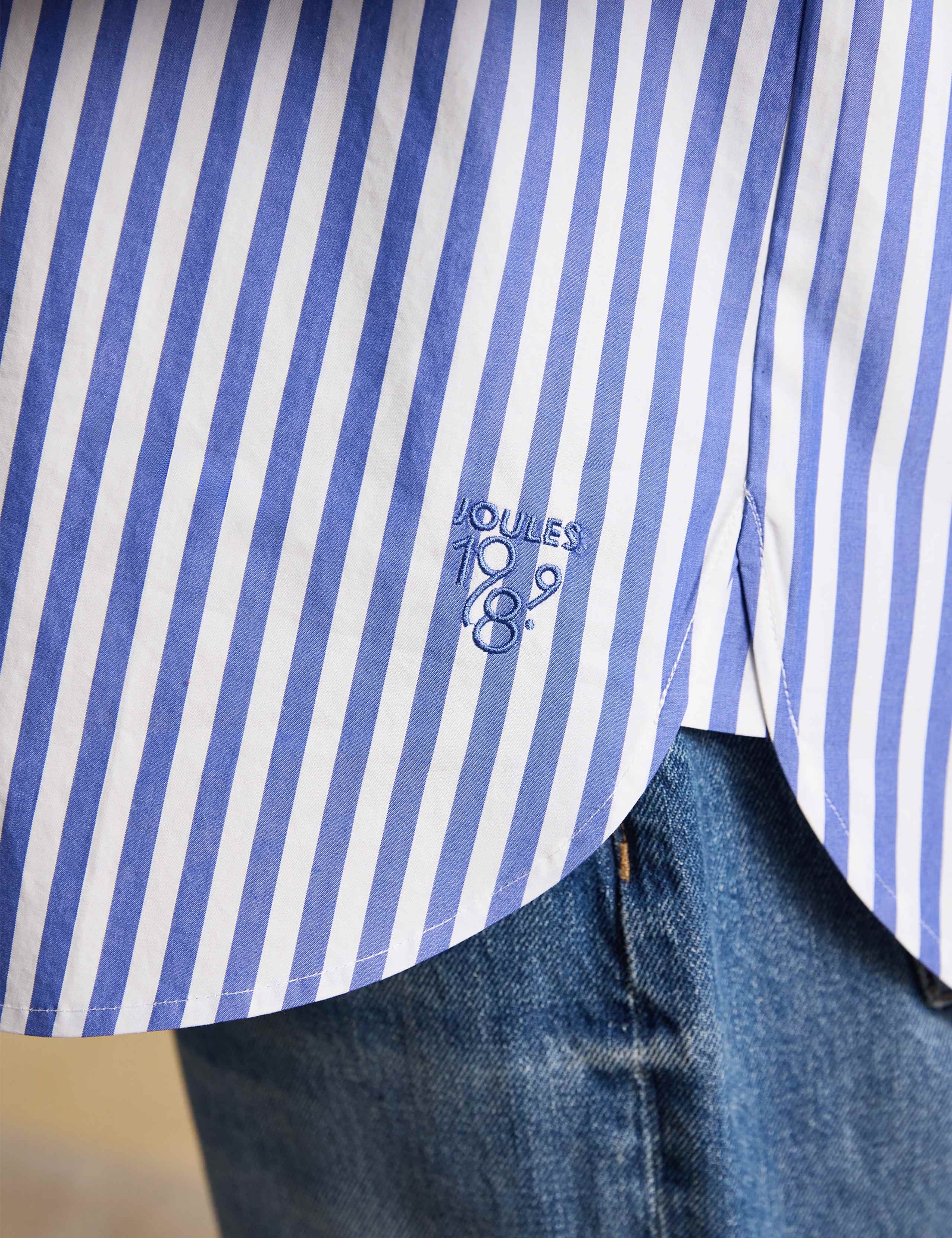 Pure Cotton Striped Relaxed Shirt 4 of 9