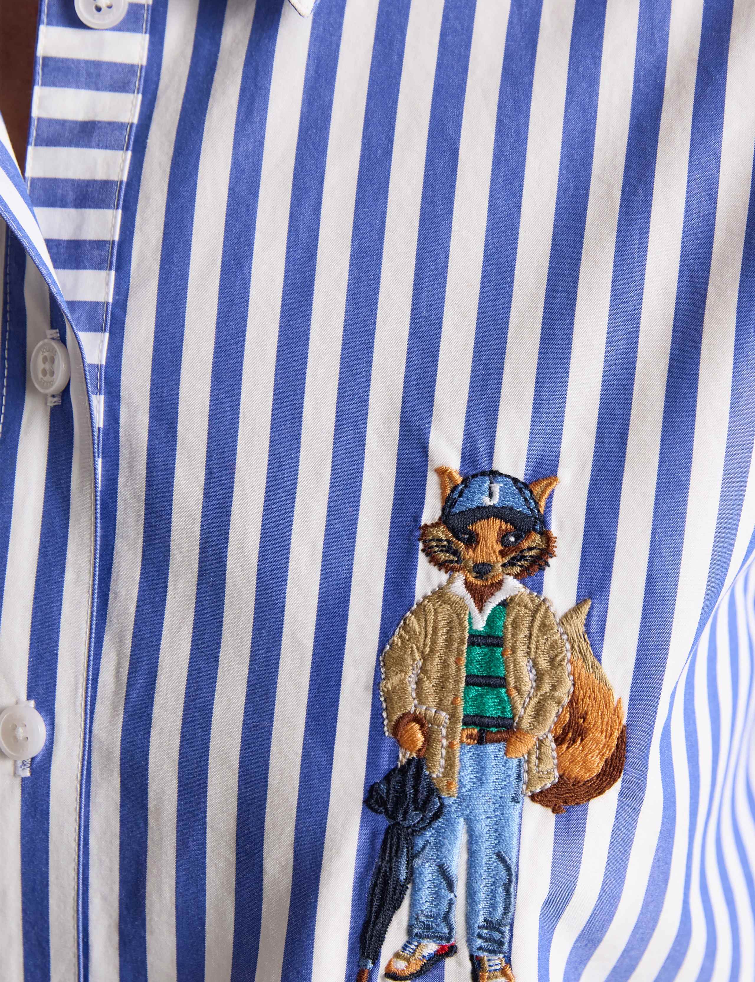 Pure Cotton Striped Relaxed Shirt 7 of 9