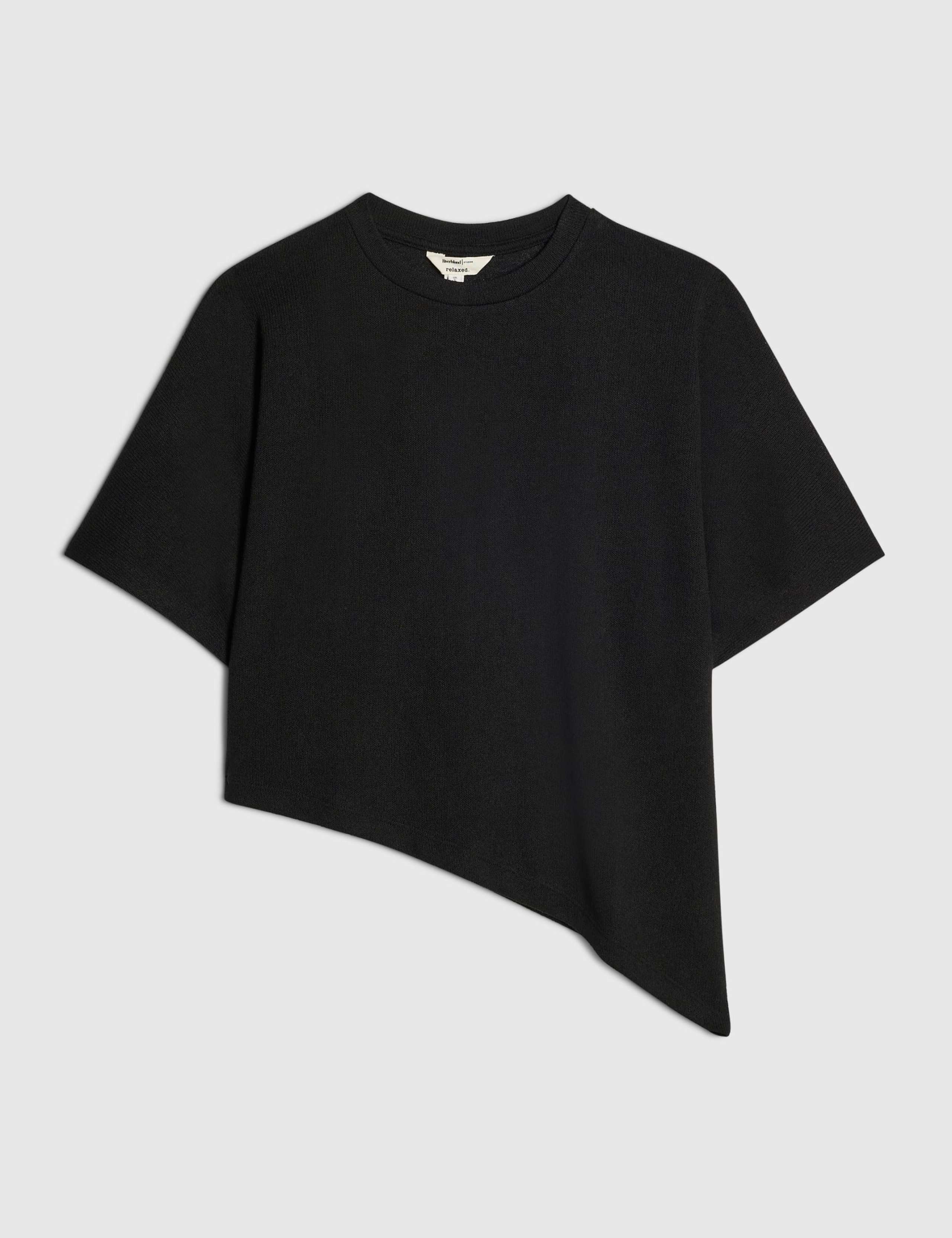 Pure Cotton Asymmetric Batwing T-Shirt 2 of 6