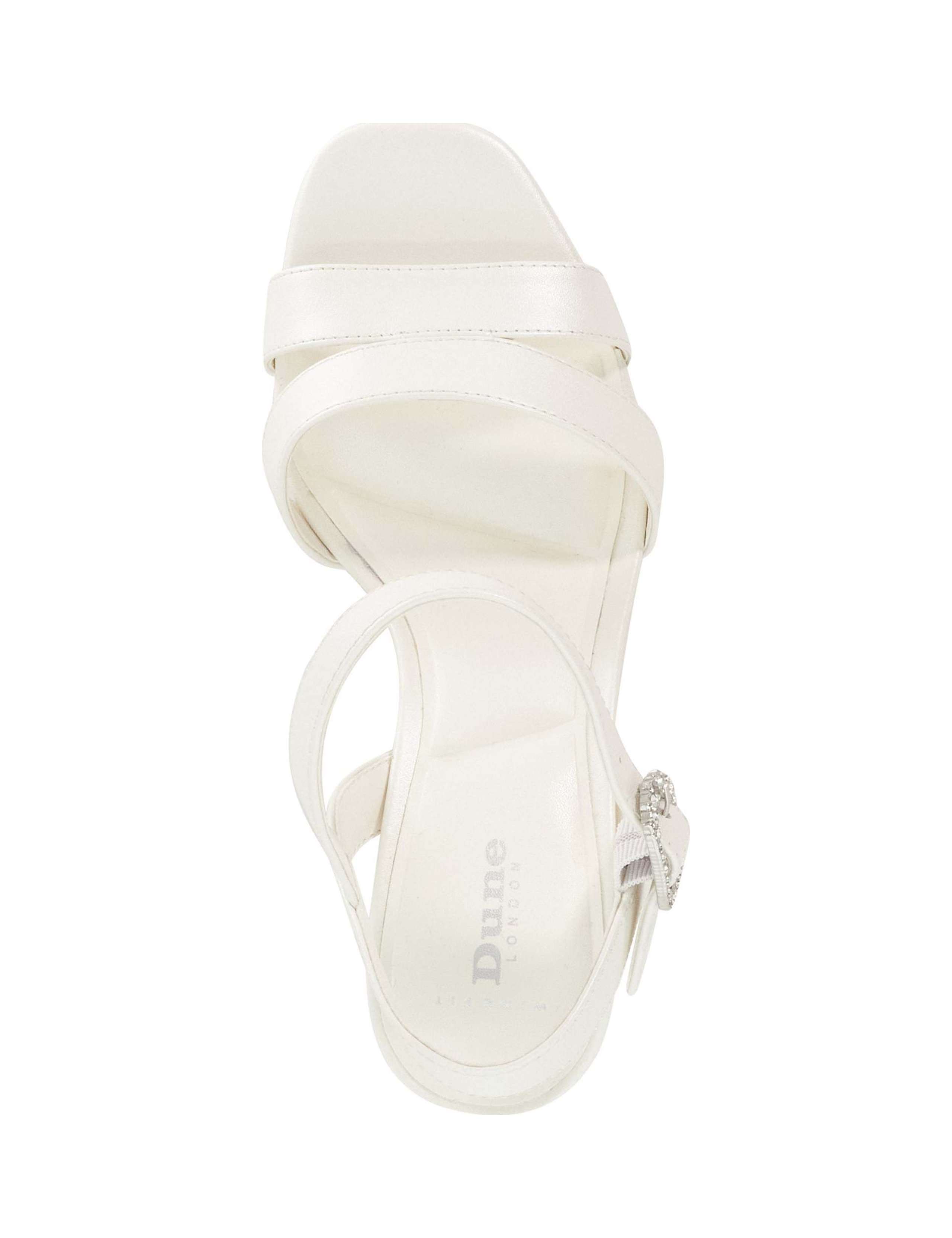 Wide Fit Leather Platform Sandals 2 of 5