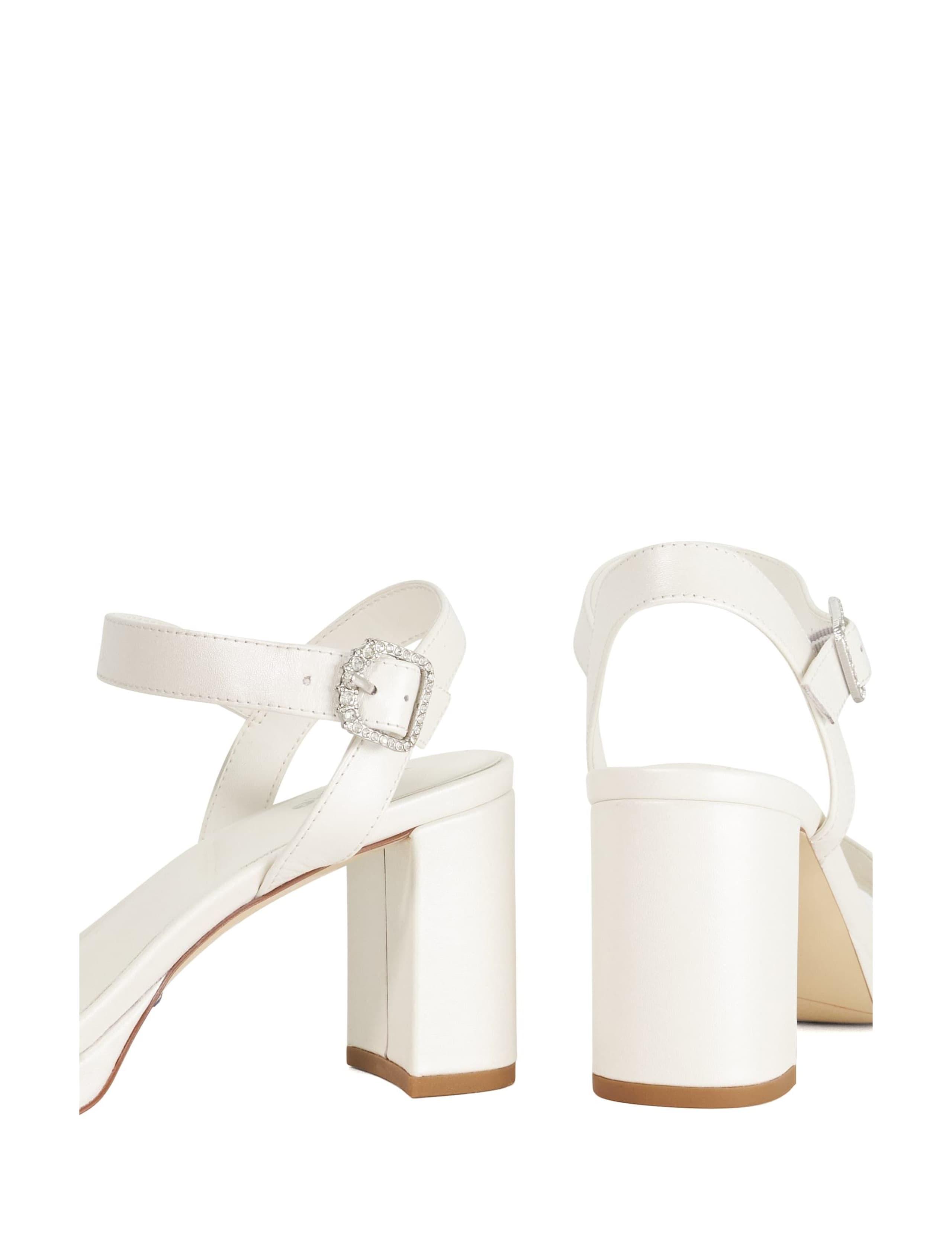 Wide Fit Leather Platform Sandals 5 of 5