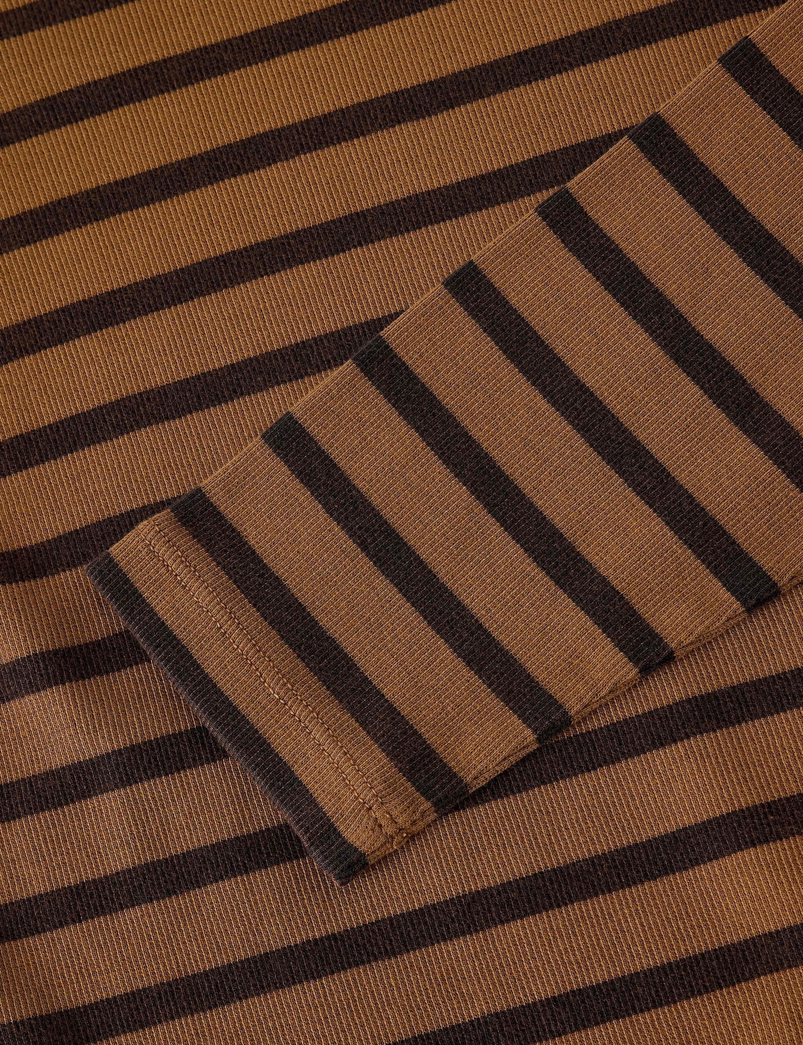 Cotton Rich Striped Crew Neck T-Shirt 6 of 6